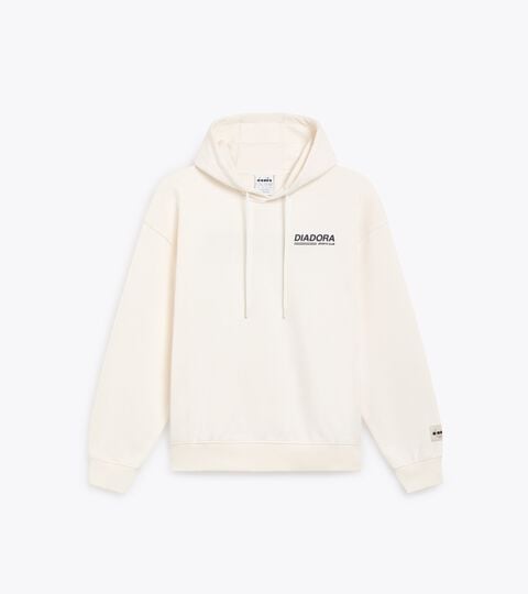 HOODIE LEGACY, WHITE ALYSSUM Legacy hoodie with a comfort fit - Made in Italy - All-Gender
HOODIE LEGACY WHITE ALYSSUM - Diadora