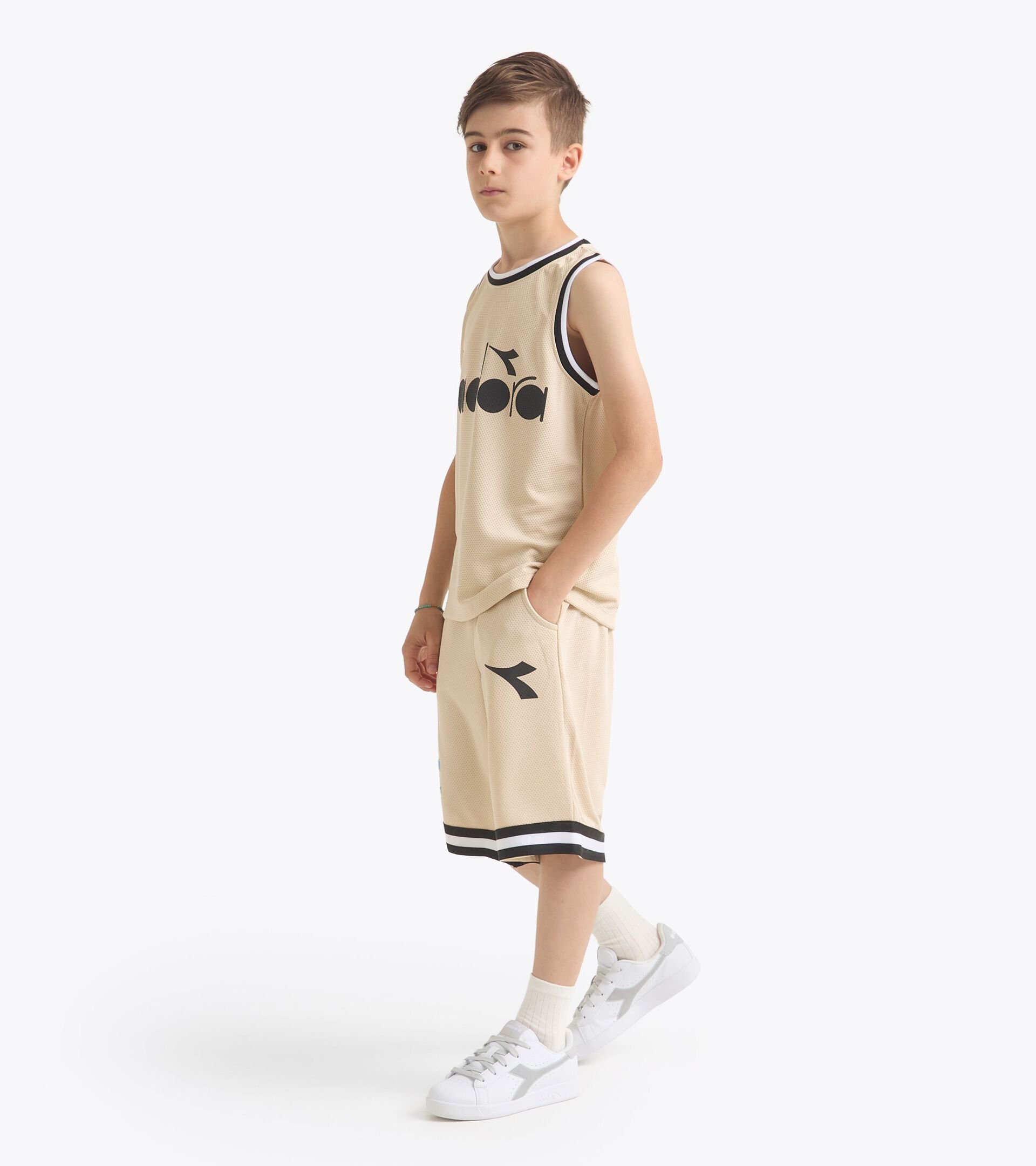 Sport tank - Fit comfort - Boy JB. TANK BSKT BALL SAND - Diadora