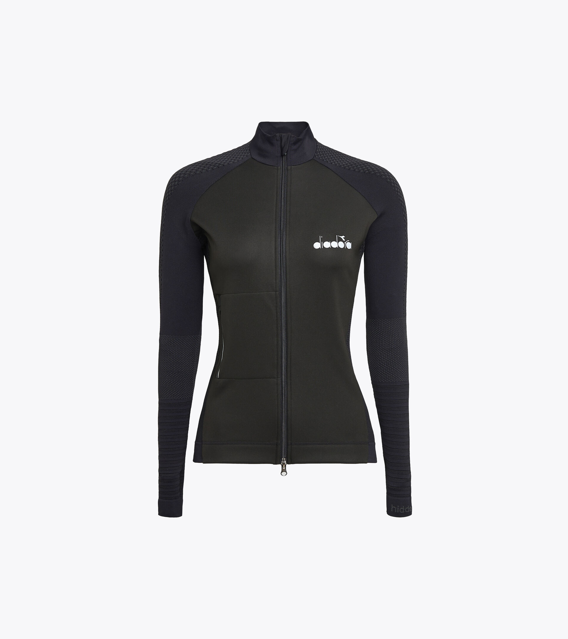 Veste de running Made in Italy - Femme L. HIDDEN POWER JACKET NOIR - Diadora