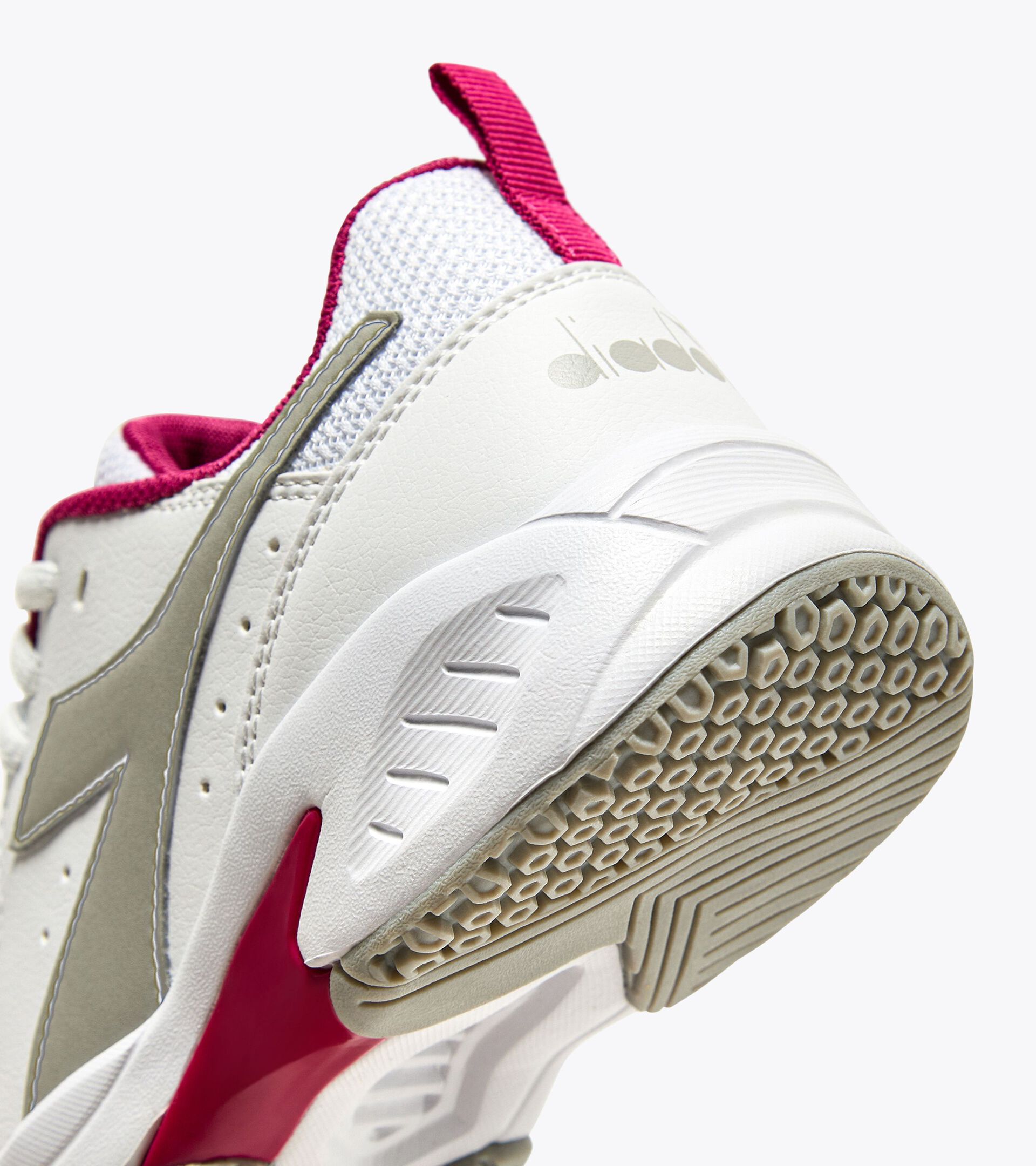 Tennis shoes - Youth S. CHALLENGE 5 SL JR WHITE/VIVACIOUS - Diadora
