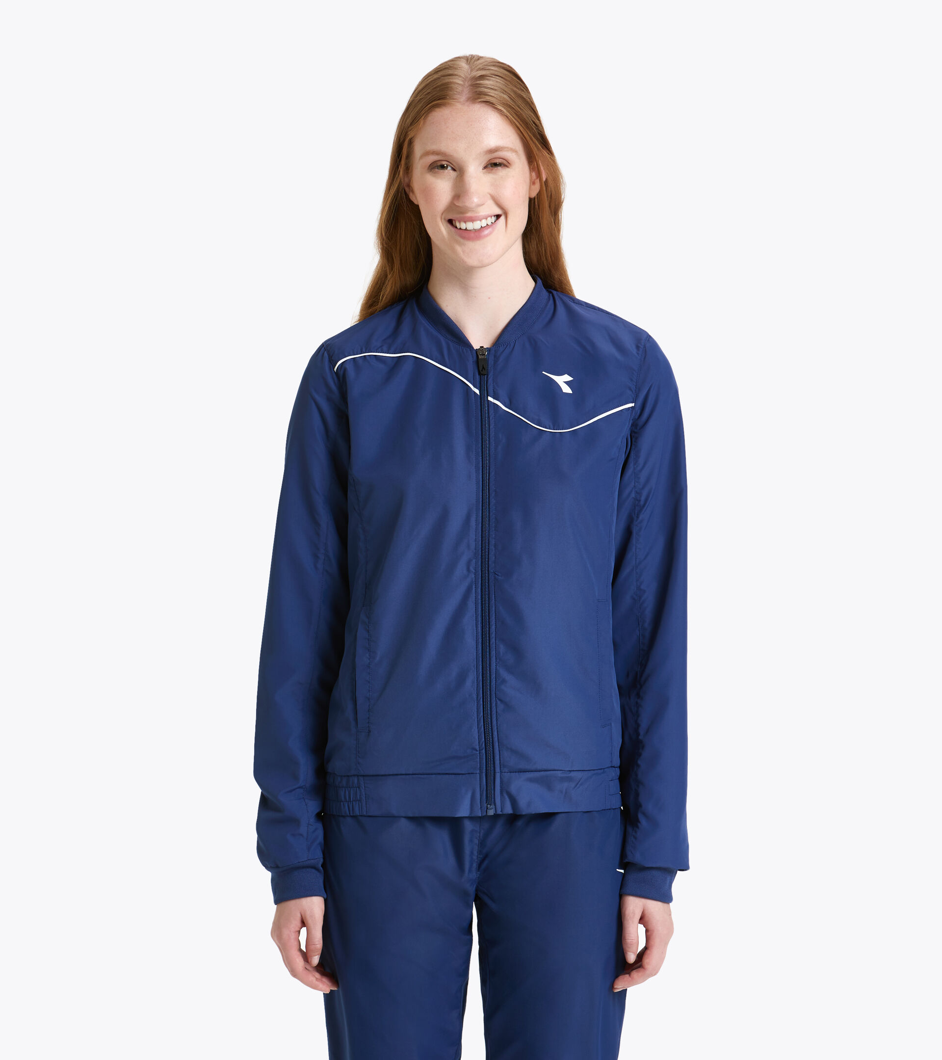 Chaqueta de tenis - Mujer L. JACKET COURT AZUL FINCA - Diadora