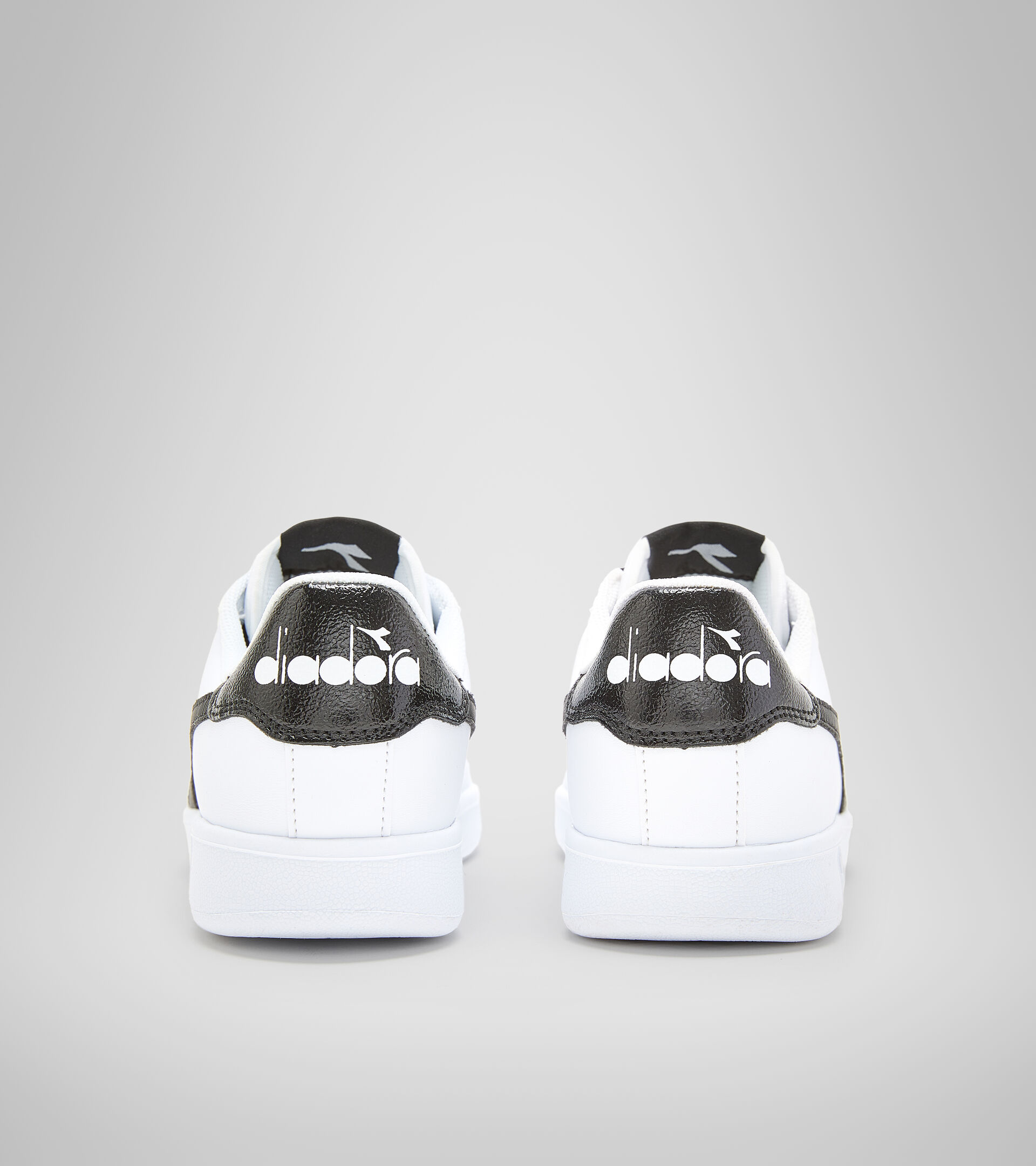 Sports shoes - Youth 8-16 years GAME P GS GIRL WHITE/WHITE/BLACK - Diadora