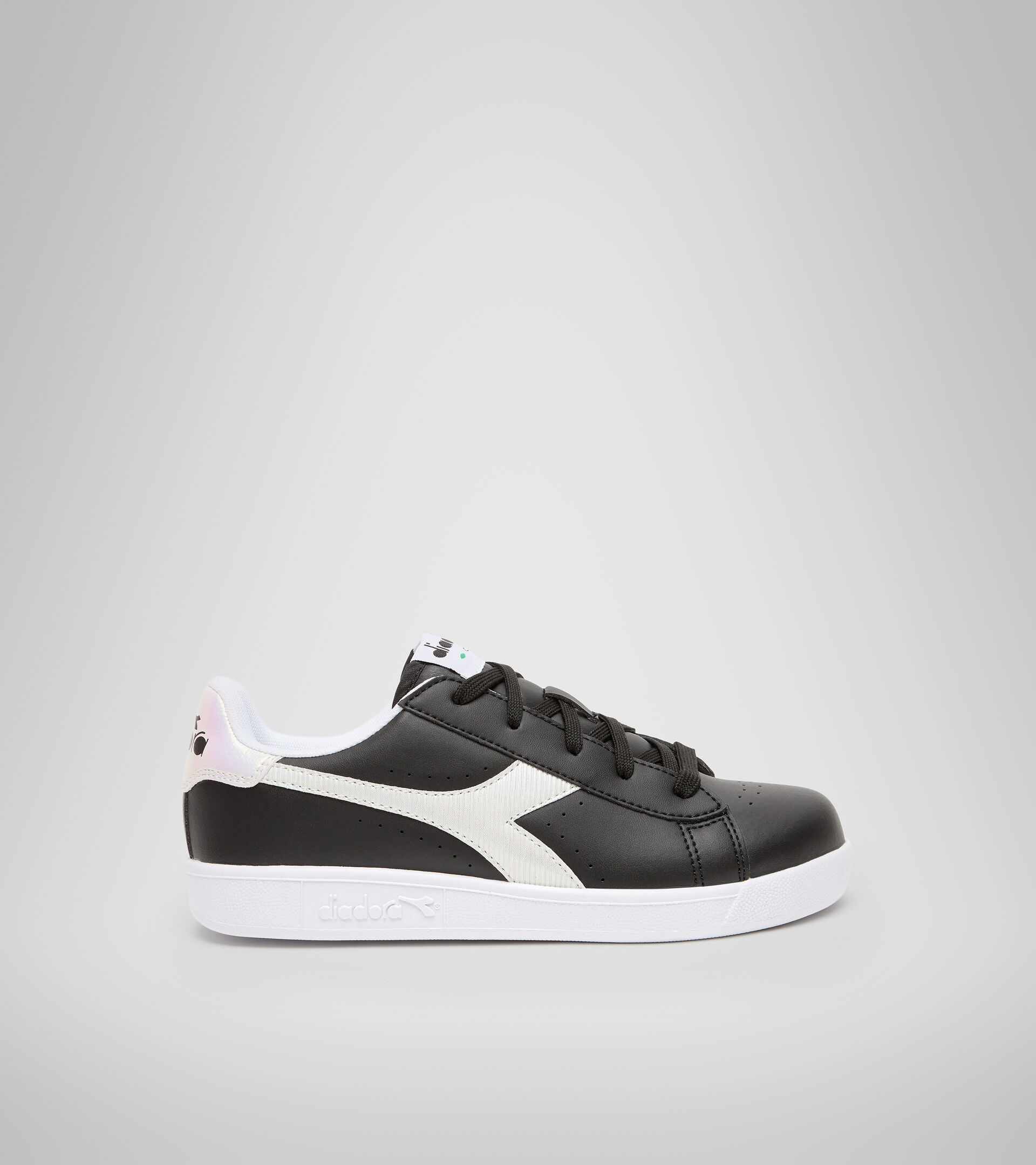 Sports shoes - Youth 8-16 years GAME P GS GIRL BLACK /WHITE - Diadora