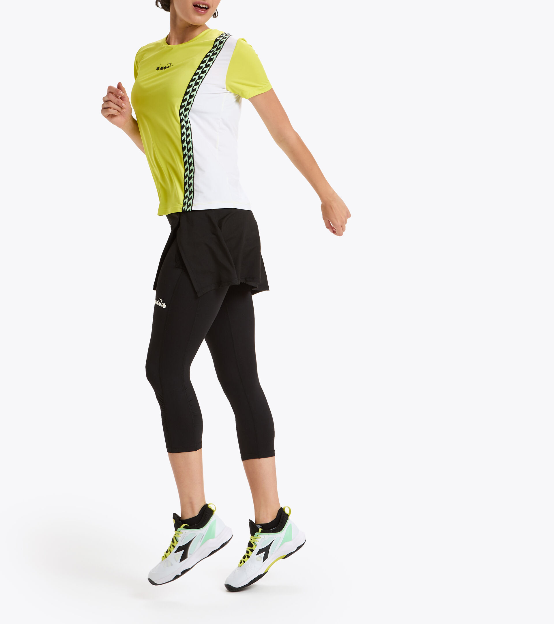Tennis skirt - Women L. POWER SKIRT BLACK - Diadora
