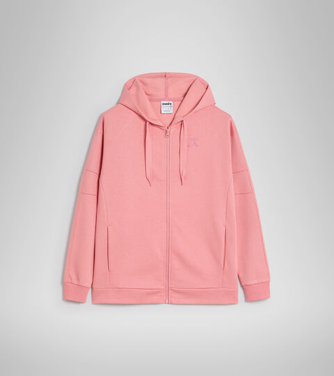 L.HOODIE FZ BLINK, LOBSTER BISQUE Hooded sweatshirt - Women L.HOODIE FZ BLINK LOBSTER BISQUE - Diadora