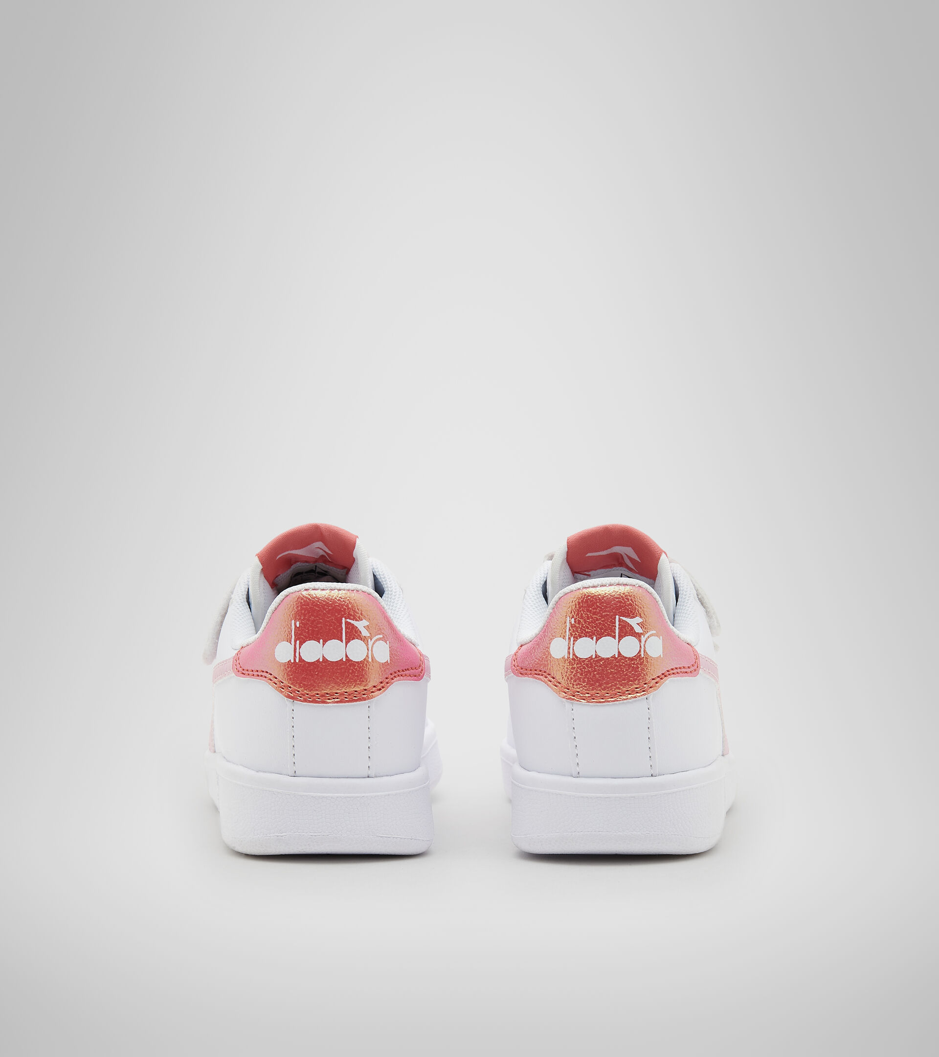 Sports shoes - Kids 4-8 years GAME P PS GIRL WHITE/RASPBERRY SORBET - Diadora