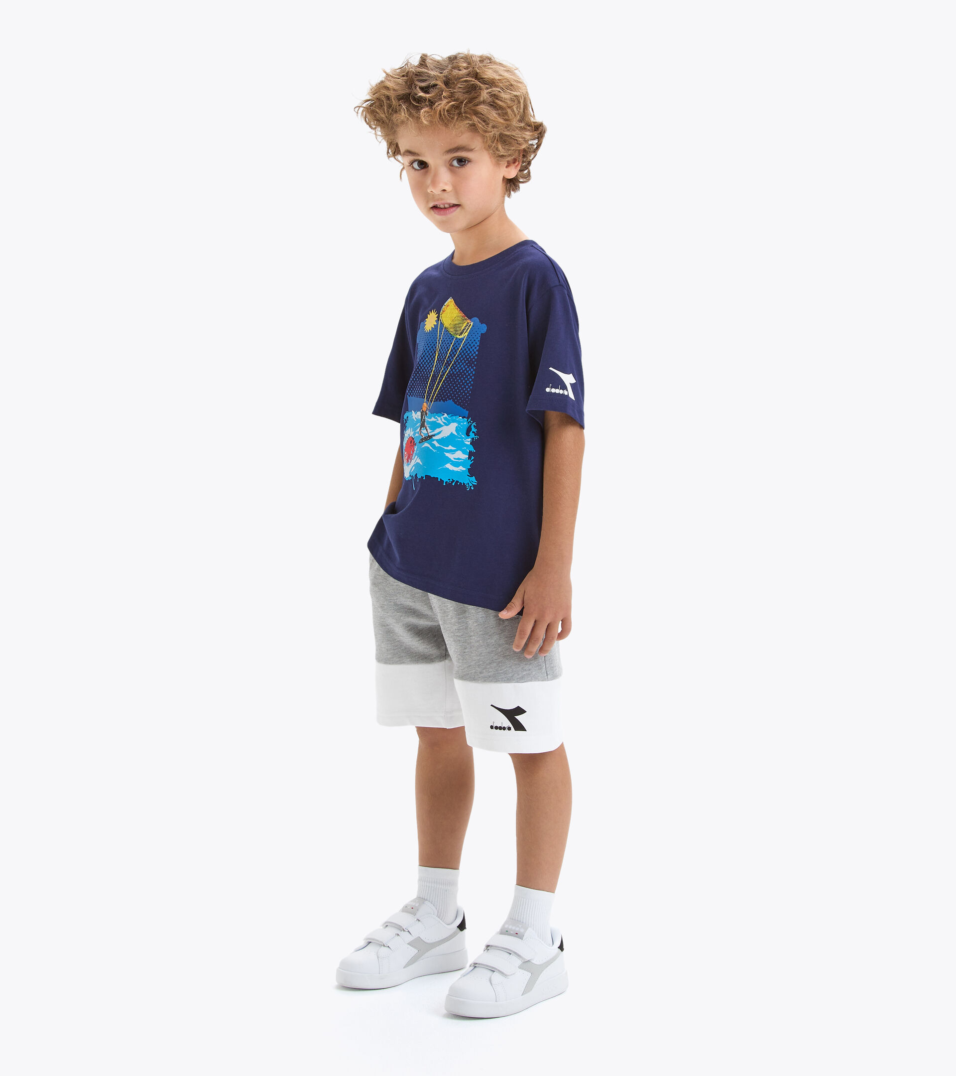 Camiseta - Niño JB. T-SHIRT SS BOUNCE AZUL CHAQUETON - Diadora