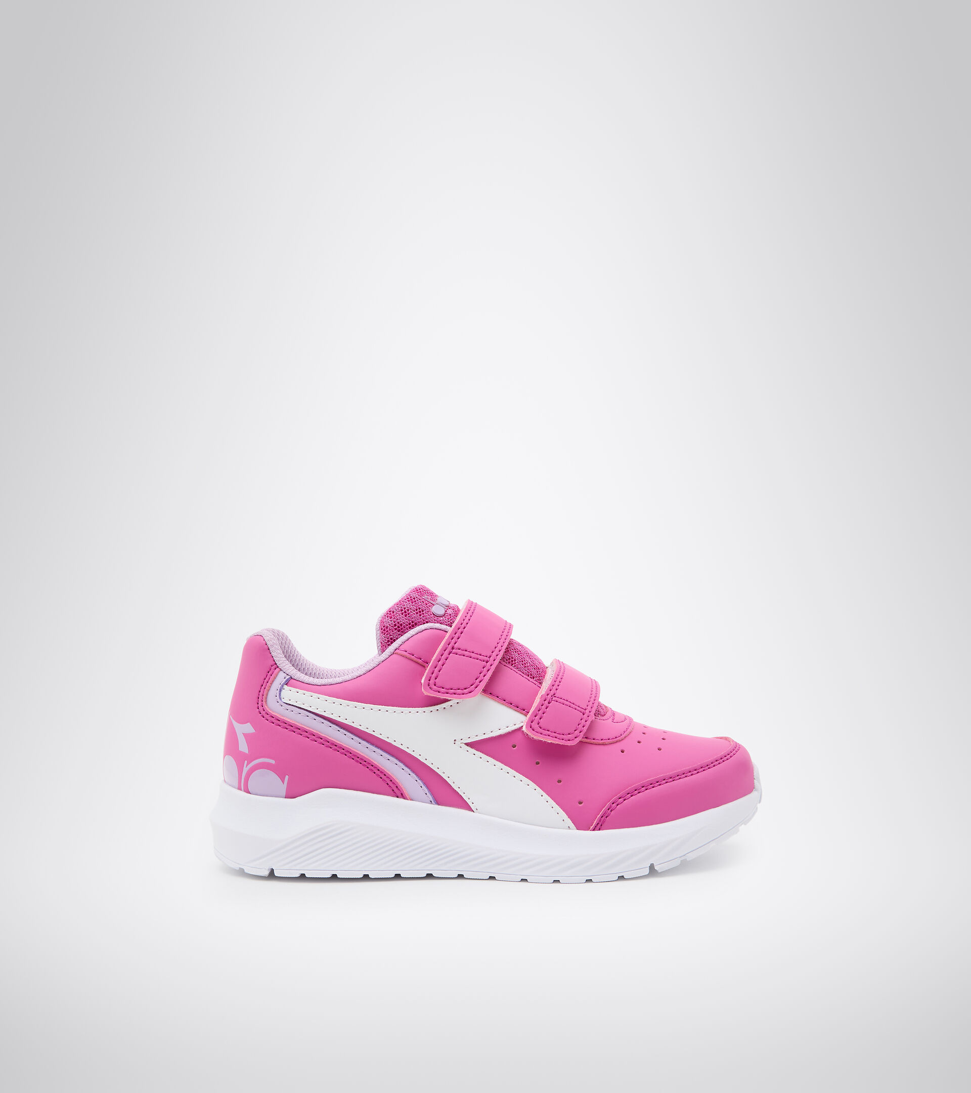 Chaussures de running - Unisexe Enfant FALCON SL JR V ROSA FUCSIA/BIANCO - Diadora