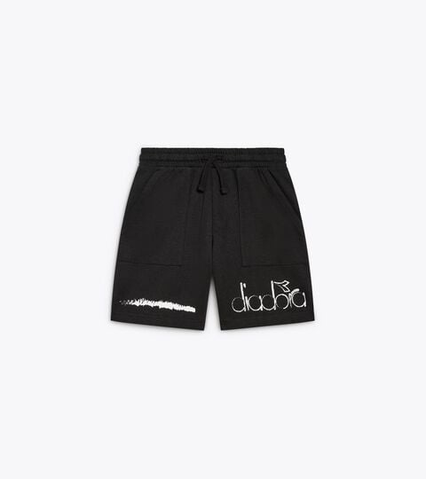 Graffiti-inspired bermuda shorts - Boy JB. BERMUDA GRAFFITI BLACK - Diadora