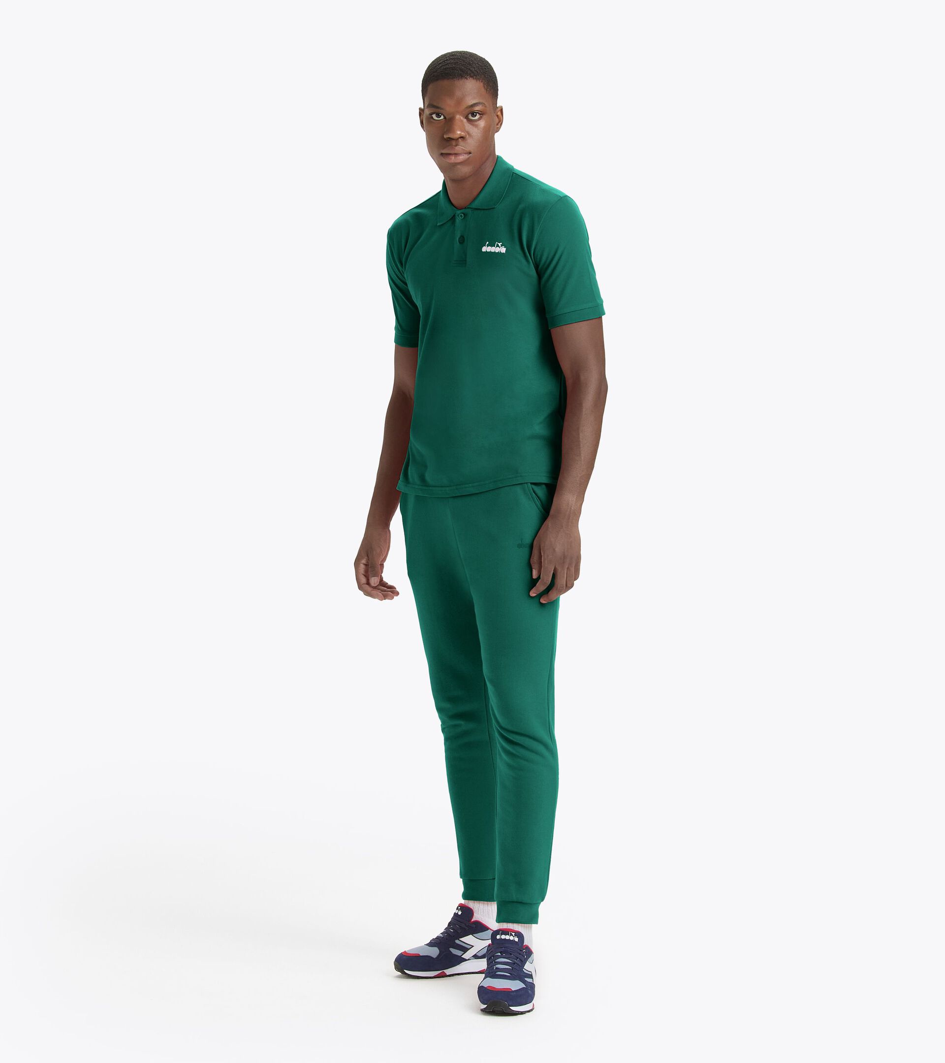 Polo deportivo - Made in Italy - Gender neutral POLO SS LOGO VERDE VENTURINA - Diadora
