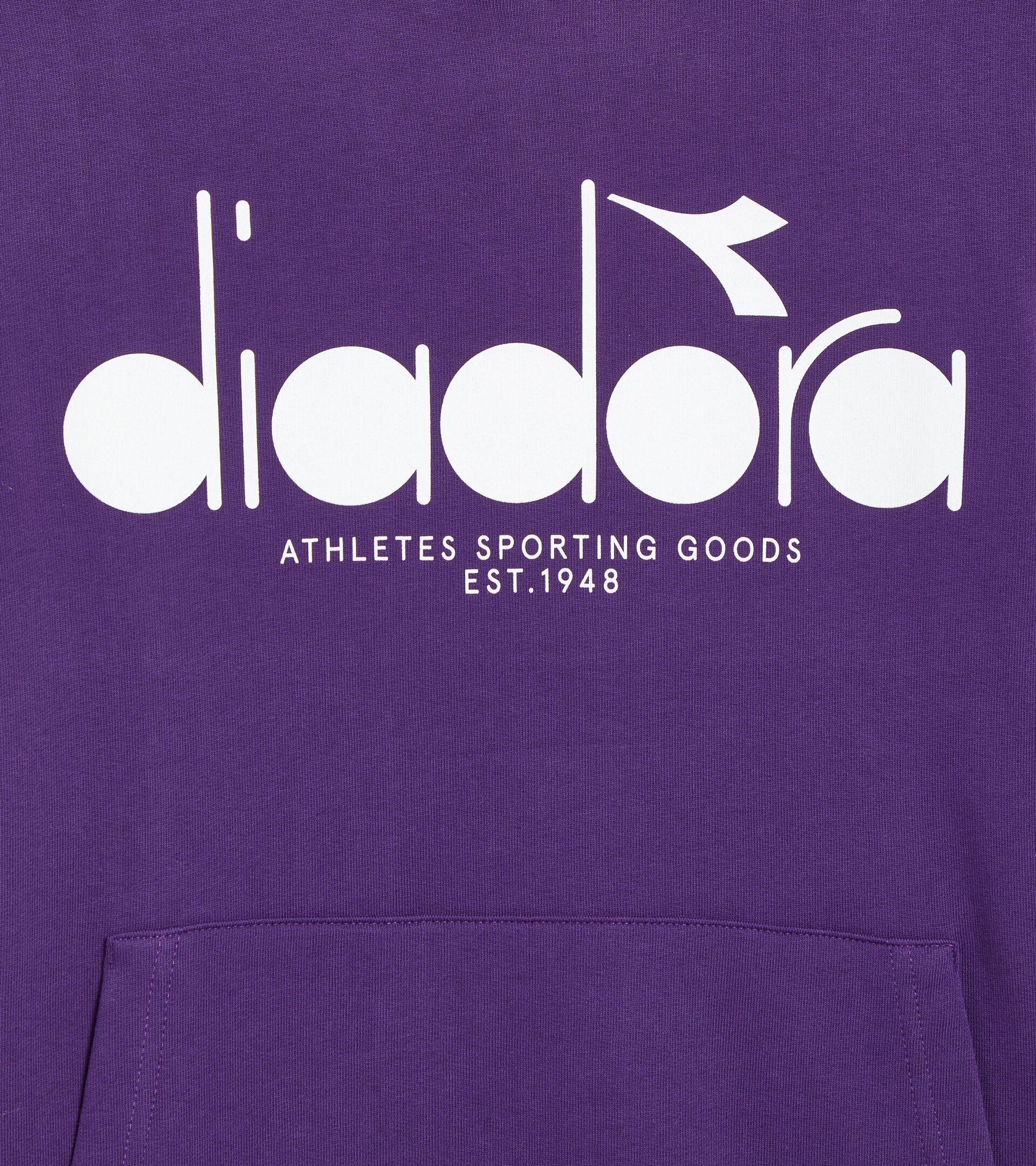 Color block hoodie - All-Gender HOODIE LOGO VIOLET JEWEL - Diadora