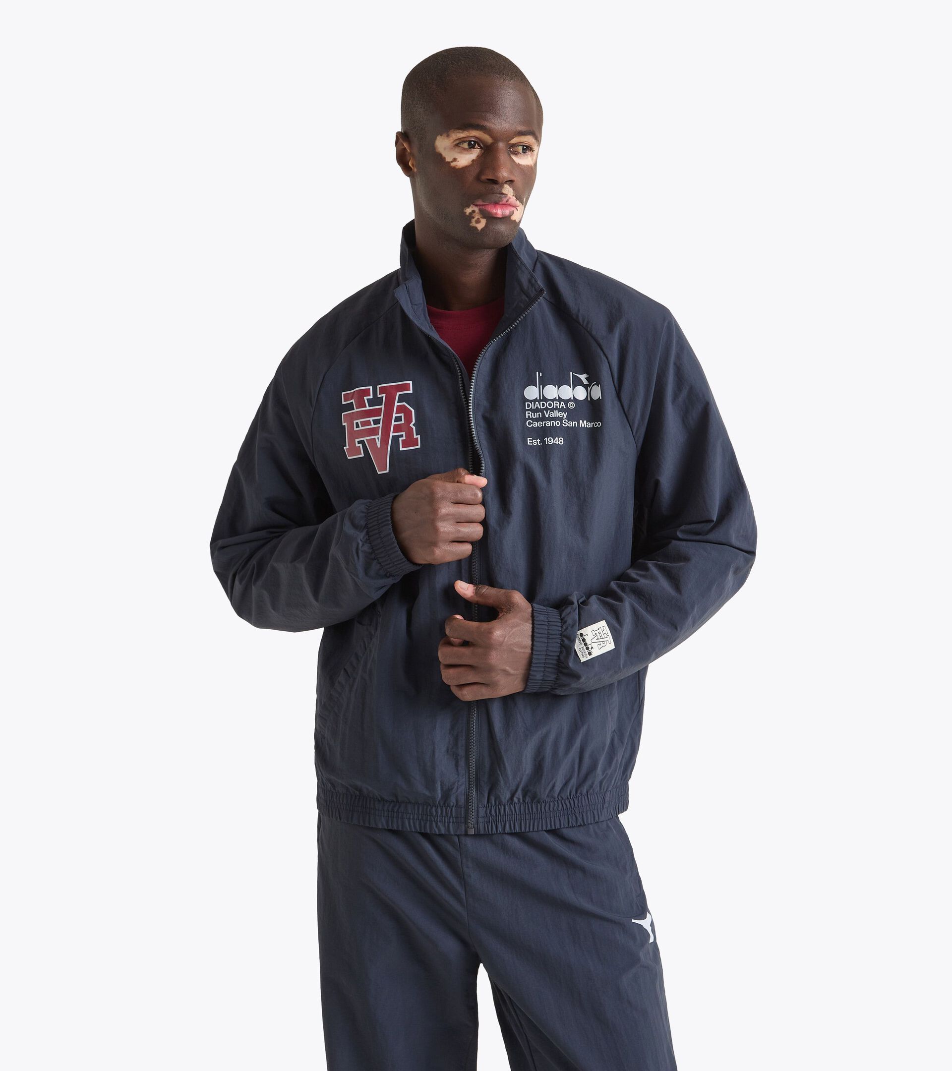 TRACK JACKET RUN VALLEY, BLUE DENIM, hi-res