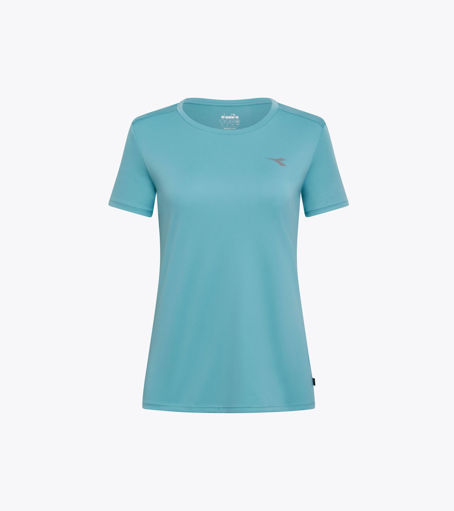 Sports t-shirt - Women L. SS T-SHIRT RUN DUSTY TURQUOISE - Diadora