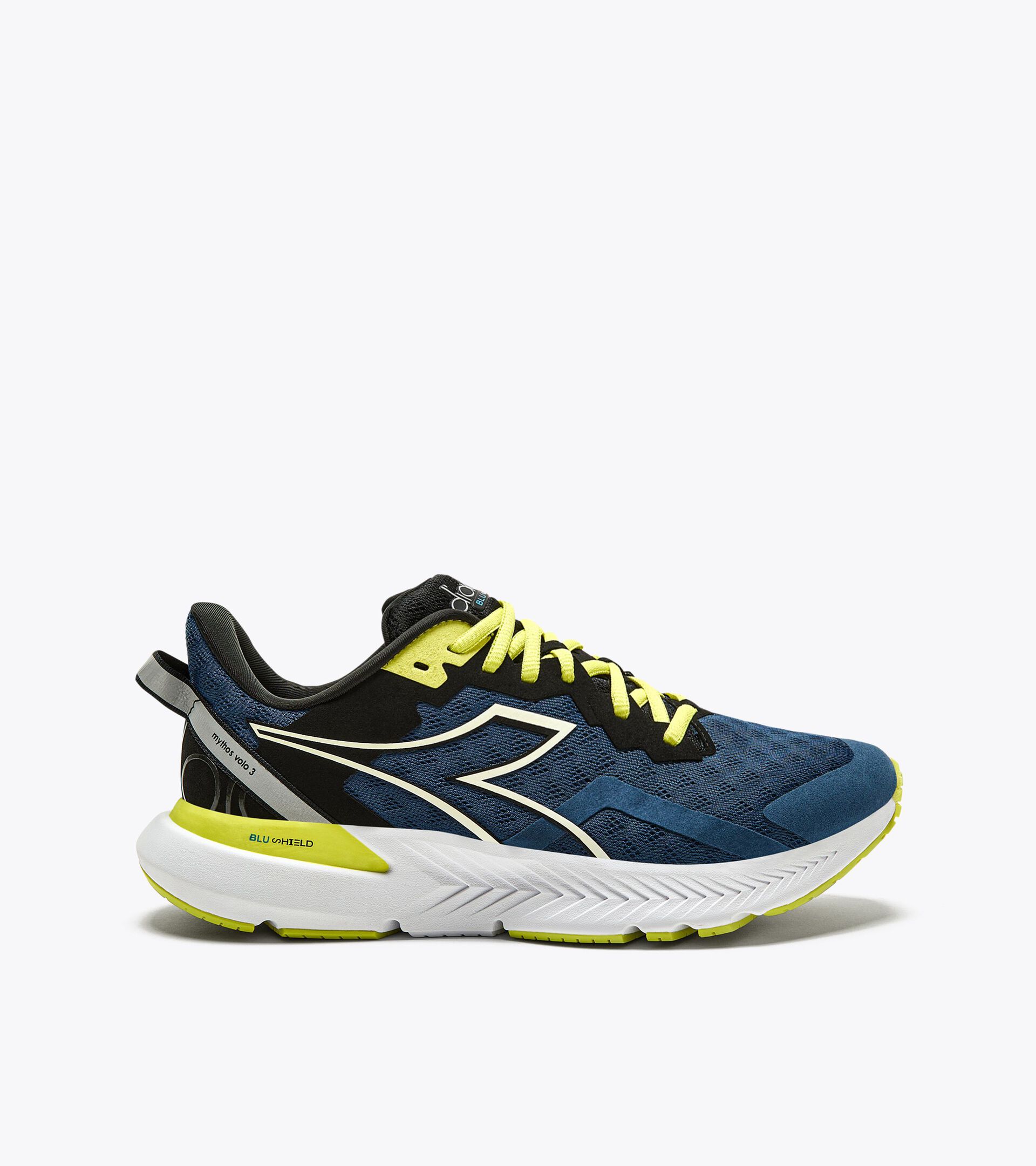 Scarpe da running - Uomo MYTHOS BLUSHIELD VOLO 3 BLU OPALE/BCO/GIALLO ENOTERA - Diadora