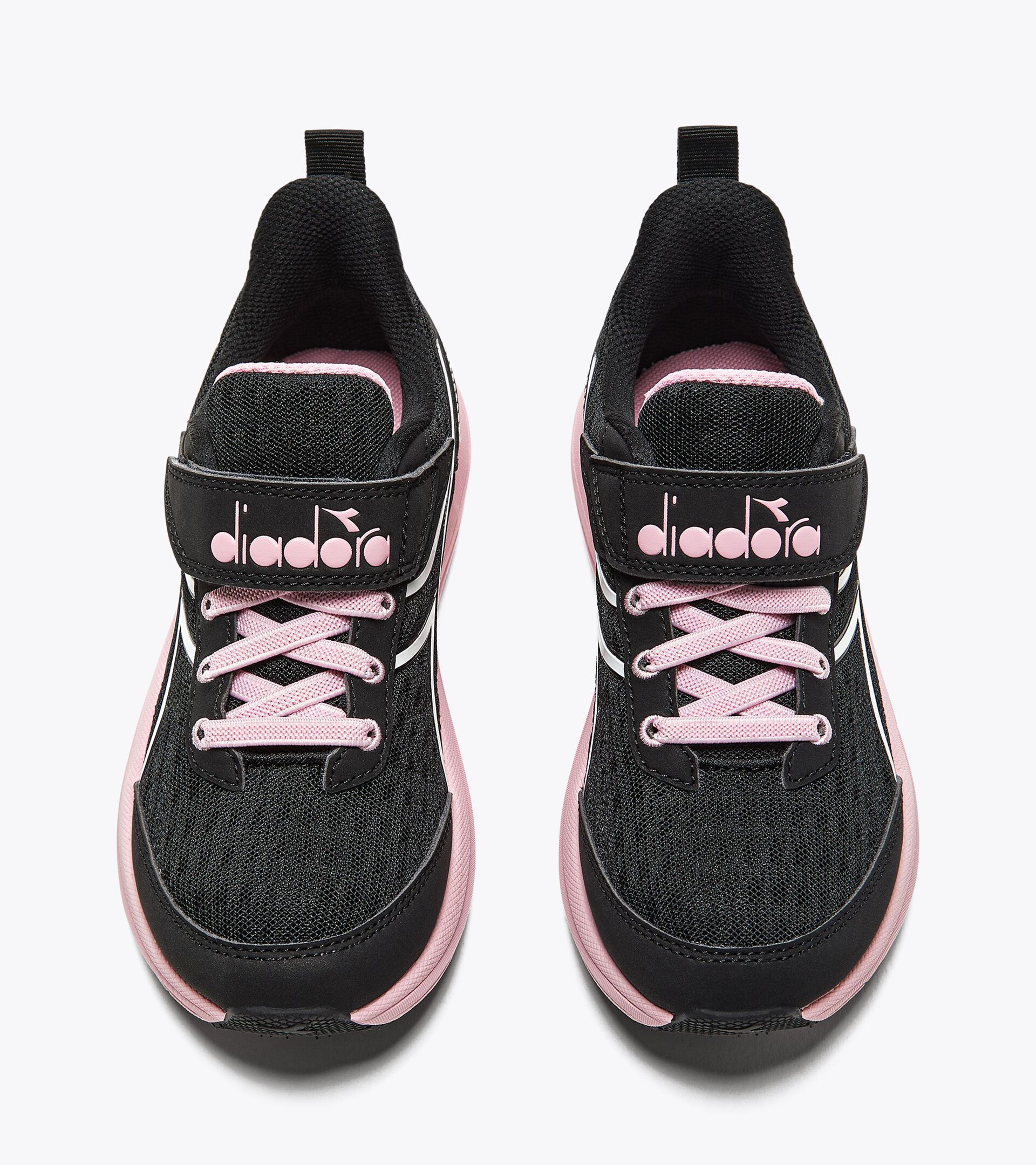 Junior running shoes SNIPE JR BLACK/ORCHID PINK - Diadora