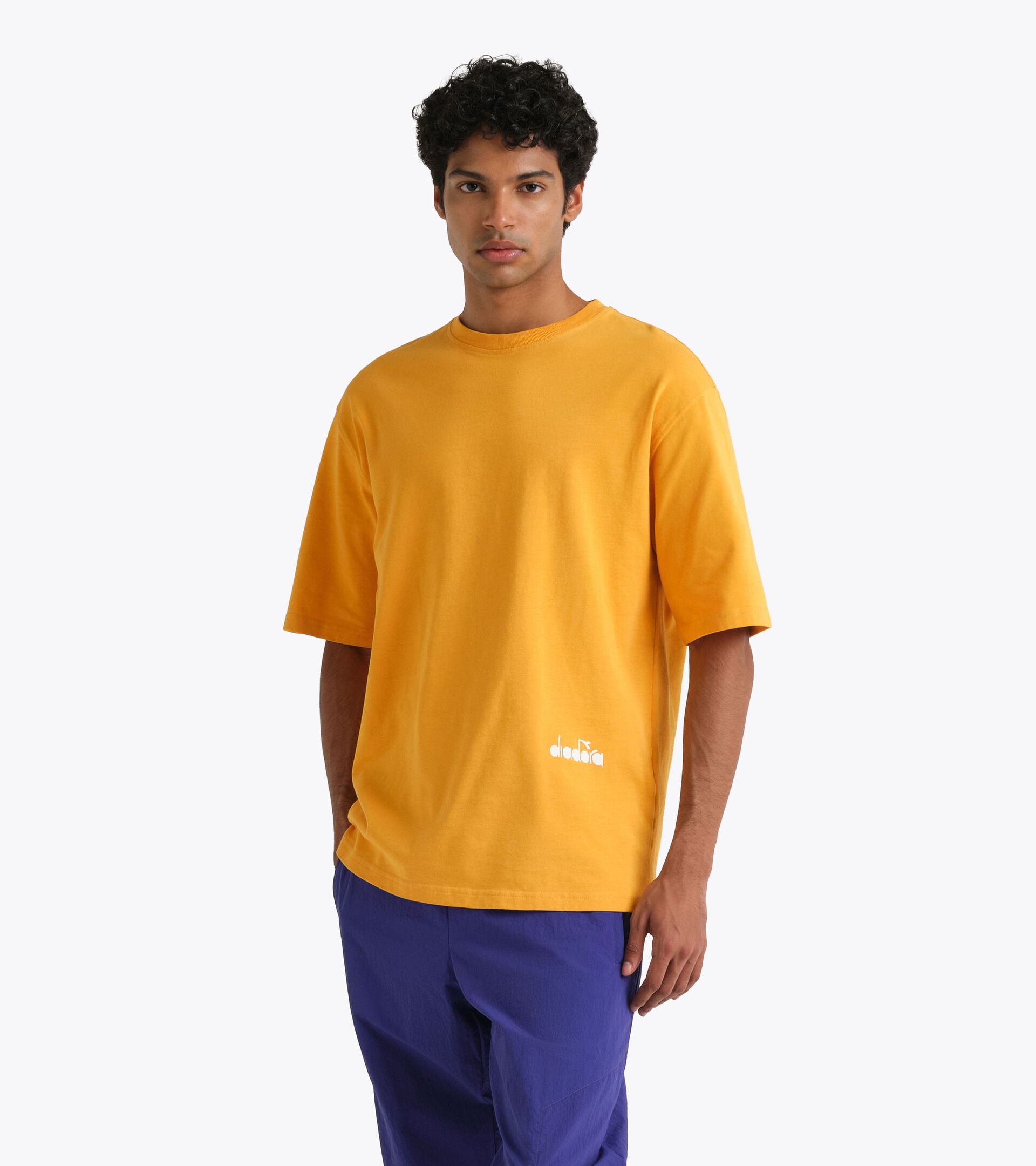 Legacy T-shirt - Made In Italy - All-gender T-SHIRT SS LEGACY II ORANGE MUSTARD - Diadora