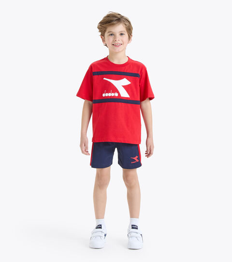 Ensemble de sport - Garçon JB.SET SS SPORT ART HAUT RISQUE ROUGE - Diadora