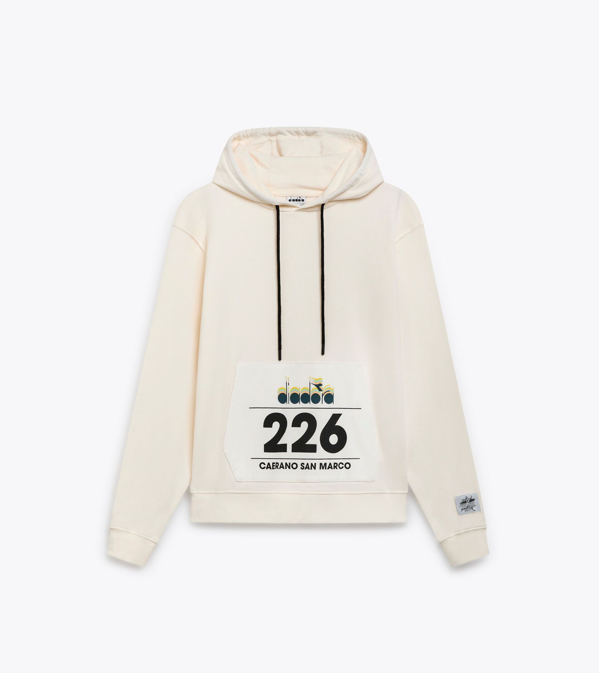 French terry cotton hoodie - Gender Neutral
 HOODIE G.D. 1984 (226) WHISPER WHITE - Diadora