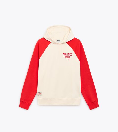 HOODIE LEGACY, WHITE ALYSSUM Legacy hoodie - Made in Italy - All-gender HOODIE LEGACY WHITE ALYSSUM - Diadora