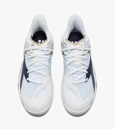 Tennis shoe for hard surfaces and clay courts - Stability - Women&rsquo;s
 B.ICON 3 W AG WHITE/BLUE CORSAIR - Diadora