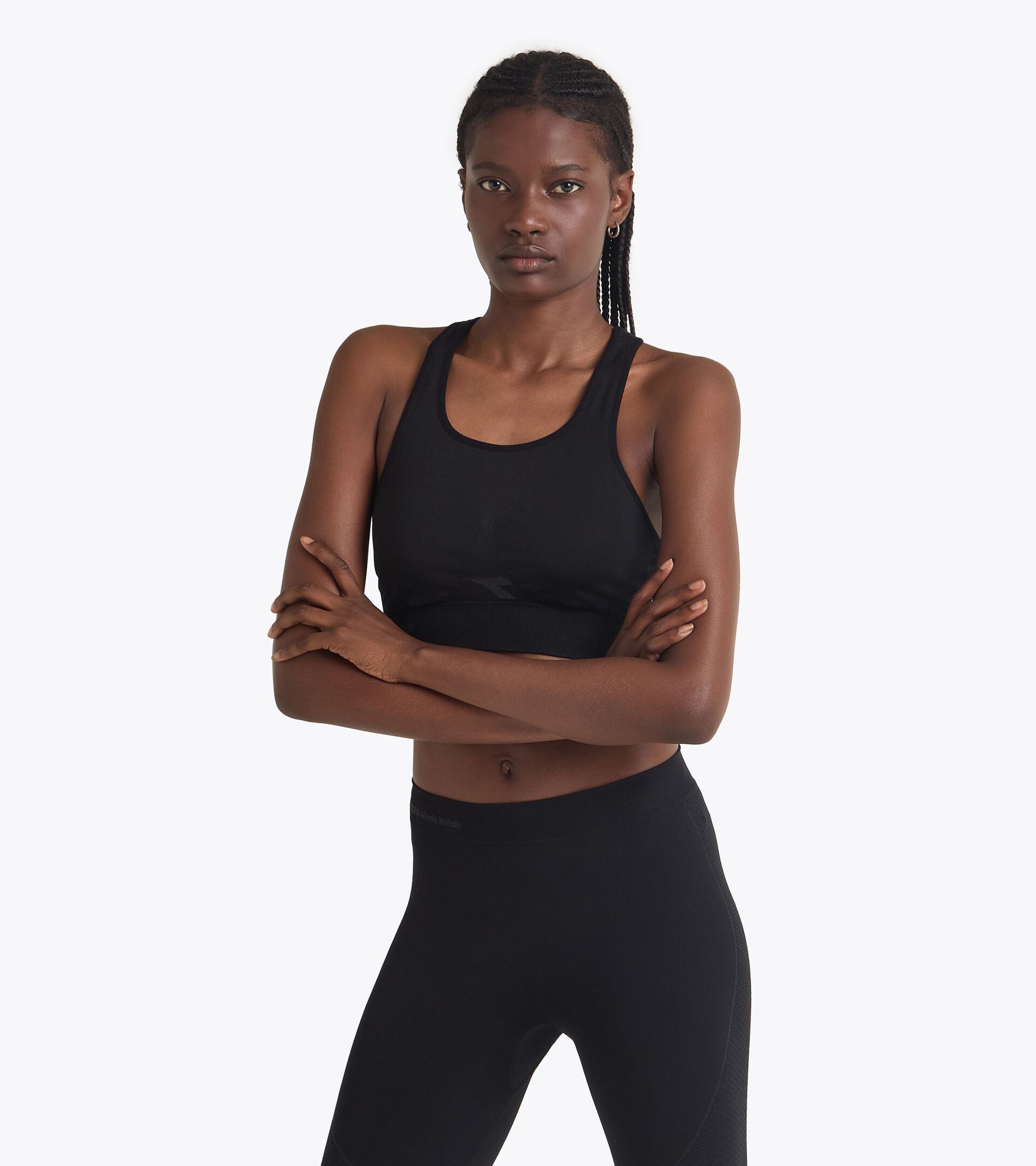 Made In Italy running bra - Running - Women’s
L. MEDIUM BRA STRATOZERO BLACK - Diadora