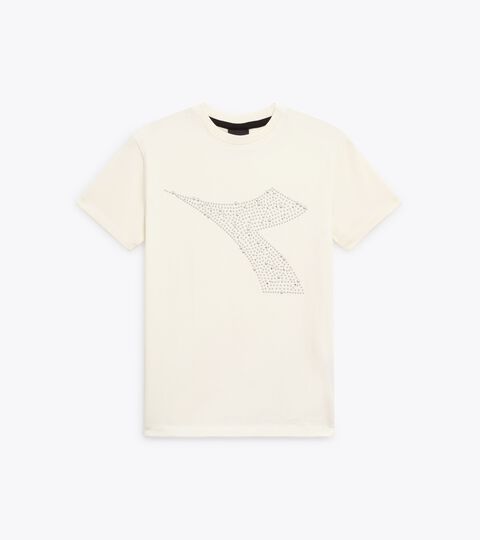 T-shirt - Girls JG. T-SHIRT SS RHINESTONE CREAM - Diadora