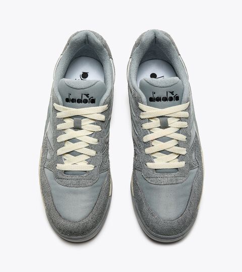 WINNER HAIRY SUEDE, MELANGE GREY Sporty sneakers - Gender neutral WINNER HAIRY SUEDE MELANGE GREY - Diadora