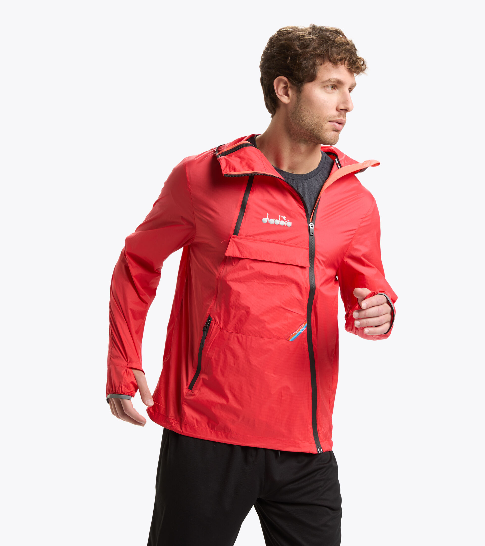 Windbreaker - Men JACKET BE ONE FER.RED ITALY - Diadora