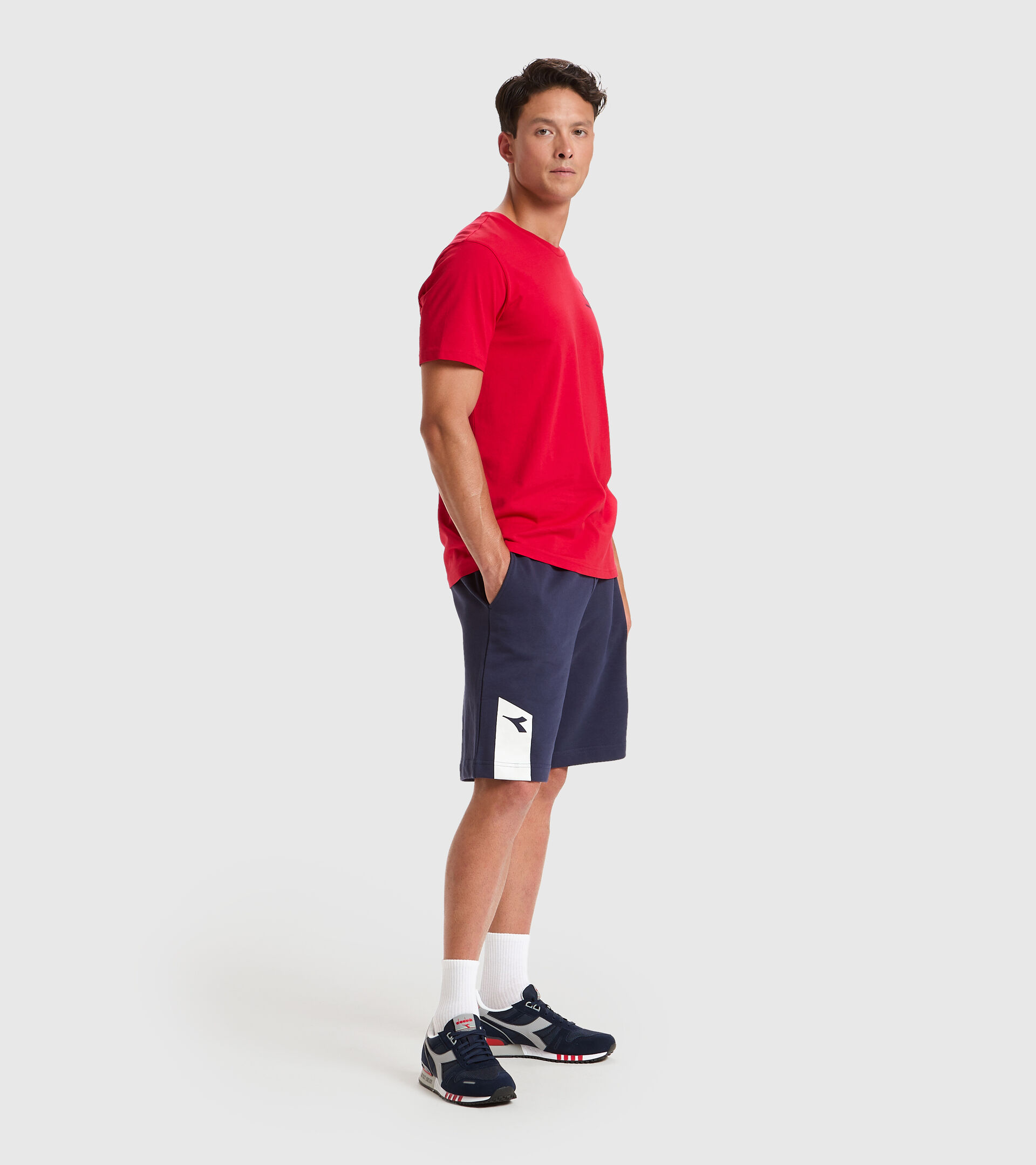 Sportswear bermuda - Unisex BERMUDA ICON CLASSIC NAVY - Diadora