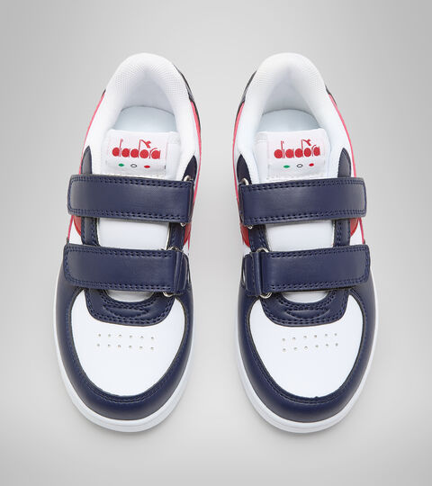 RAPTOR LOW PS, BLEU CABAN/MARRON BOSSA NOVA Chaussures de sport - Garçon 4-8 ans RAPTOR LOW PS BLEU CABAN/MARRON BOSSA NOVA - Diadora