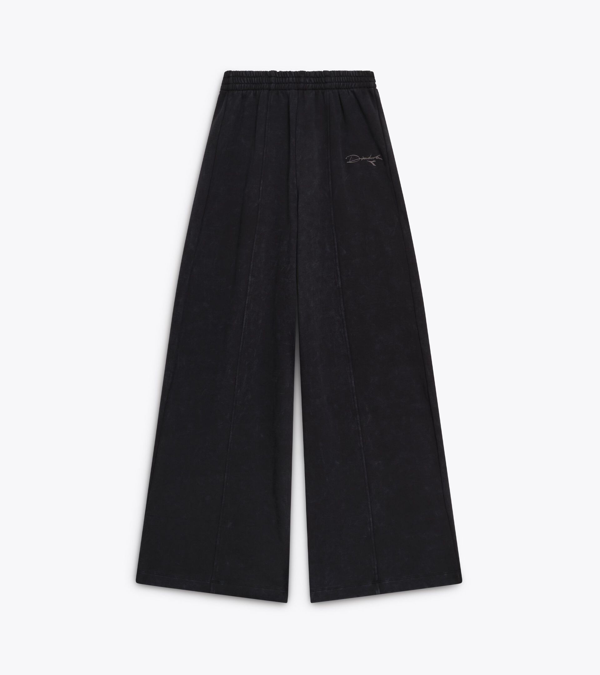 Retro-inspired, Cotton Flared Pants - Women&rsquo;s L. FLARE PANTS AVENUE LAB BLACK COAL - Diadora