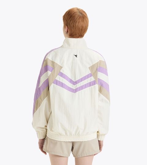 Track Jacket - Made in Italy - All-Gender TRACK JACKET MILL CITY WHISPER WHITE - Diadora