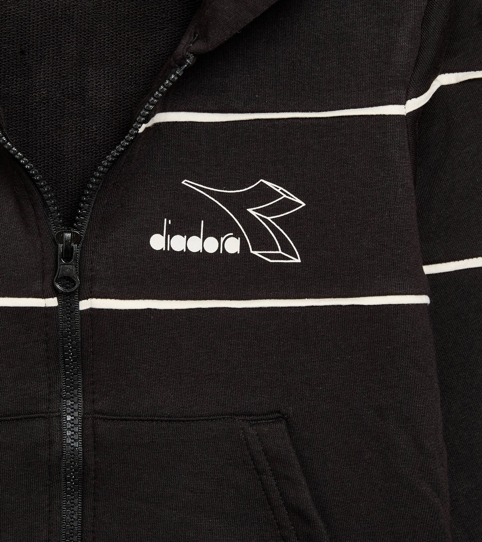 Conjunto de chándal - Niños y niñas/Adolescentes JU. TRACKSUIT HD FZ LOGO (FT) NEGRO - Diadora