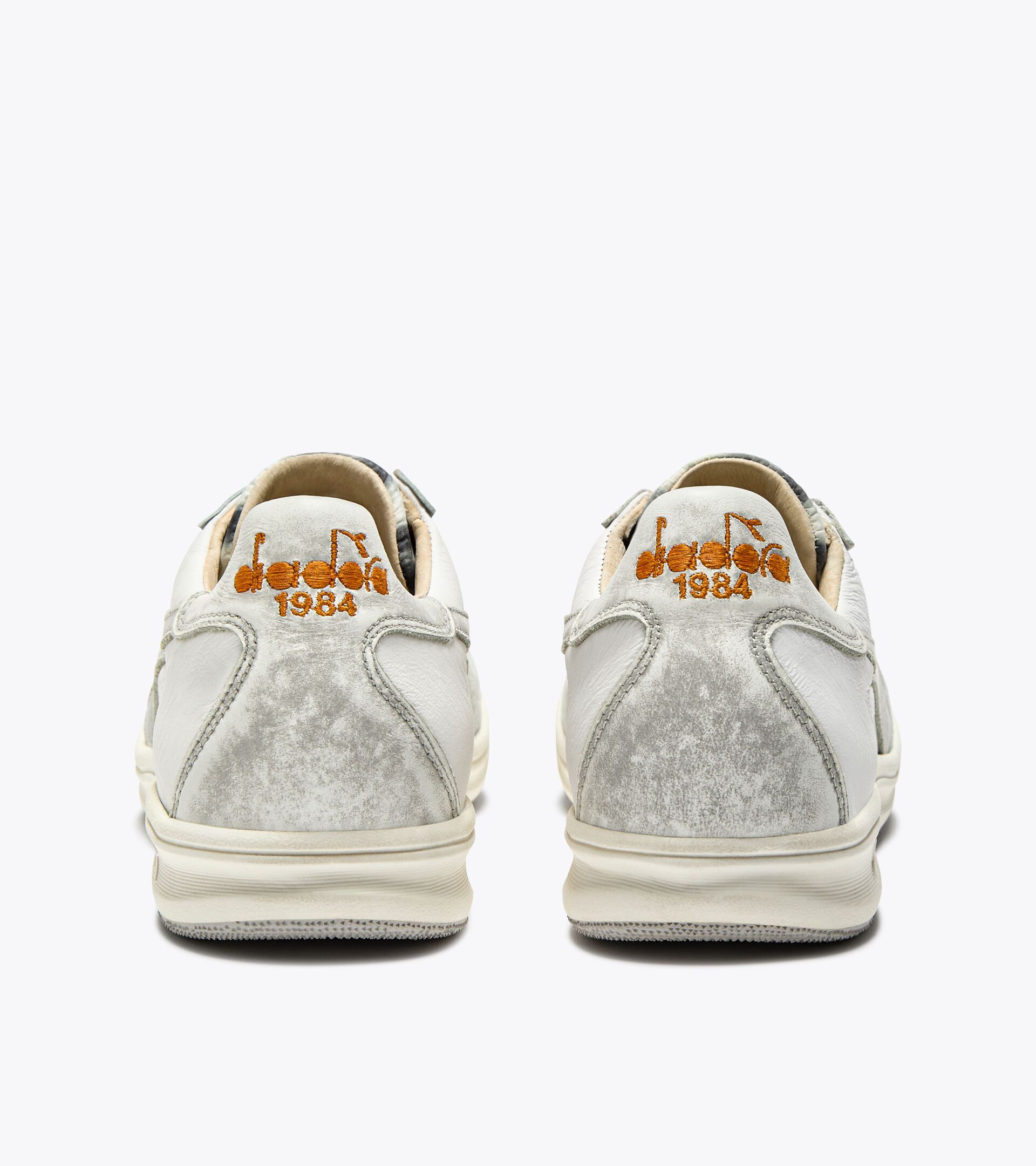 Sneaker Heritage aus Leder - Made in Italy - Für alle Geschlechter B.ELITE FORO USED ITALIA MARSHMALLOW WEISS - Diadora