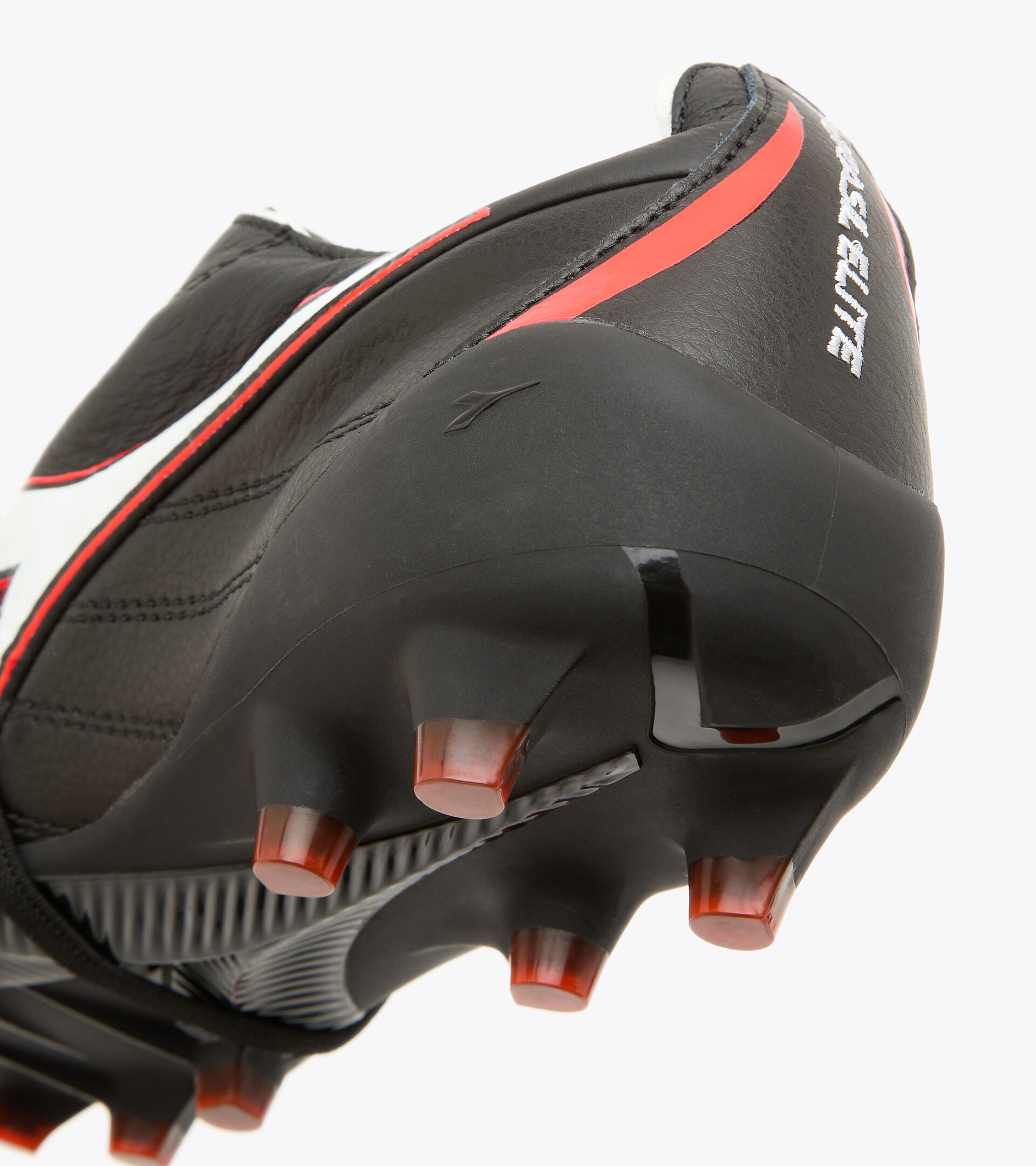 Fußballschuh für kompakte Böden - Made in Italy BRASIL ELITE TECH T ITA LPX SCHWARZ/WEISS/FLUO ROT - Diadora