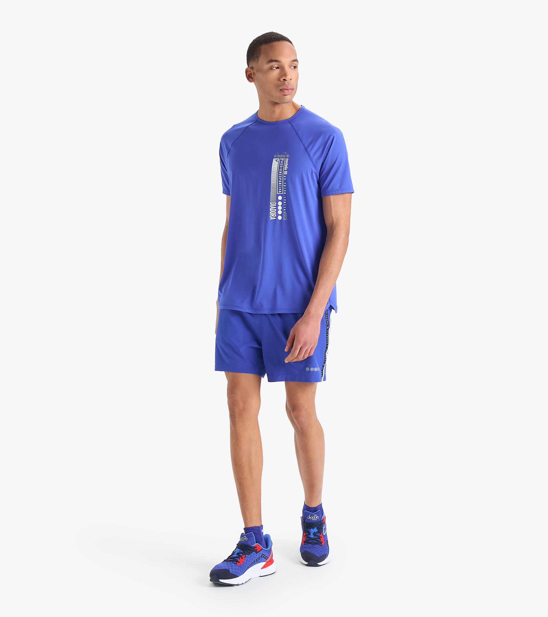 Running shorts - Men  MICROFIBER SHORTS 12,5 CM IMPERIAL BLUE - Diadora