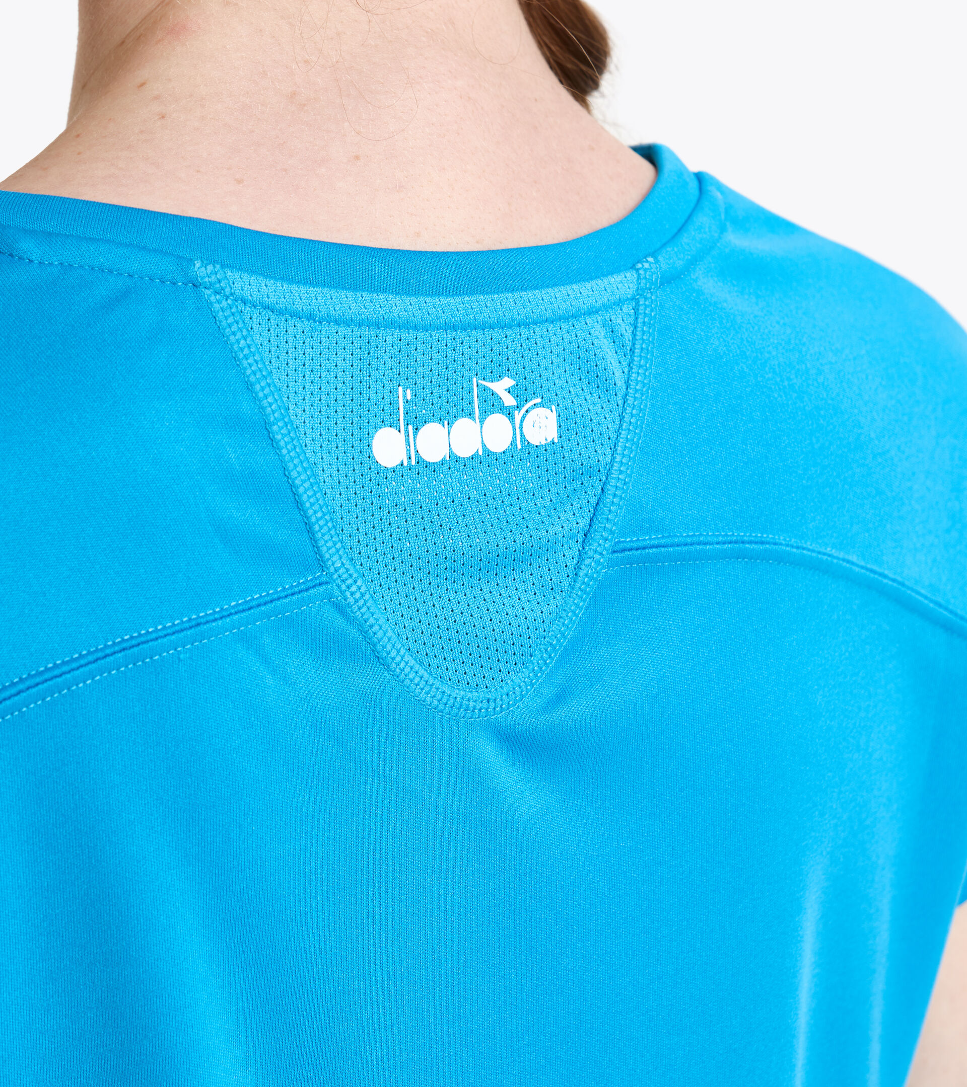 T-shirt de tennis - Femme L. T-SHIRT TEAM BLEU ROI FLUO - Diadora