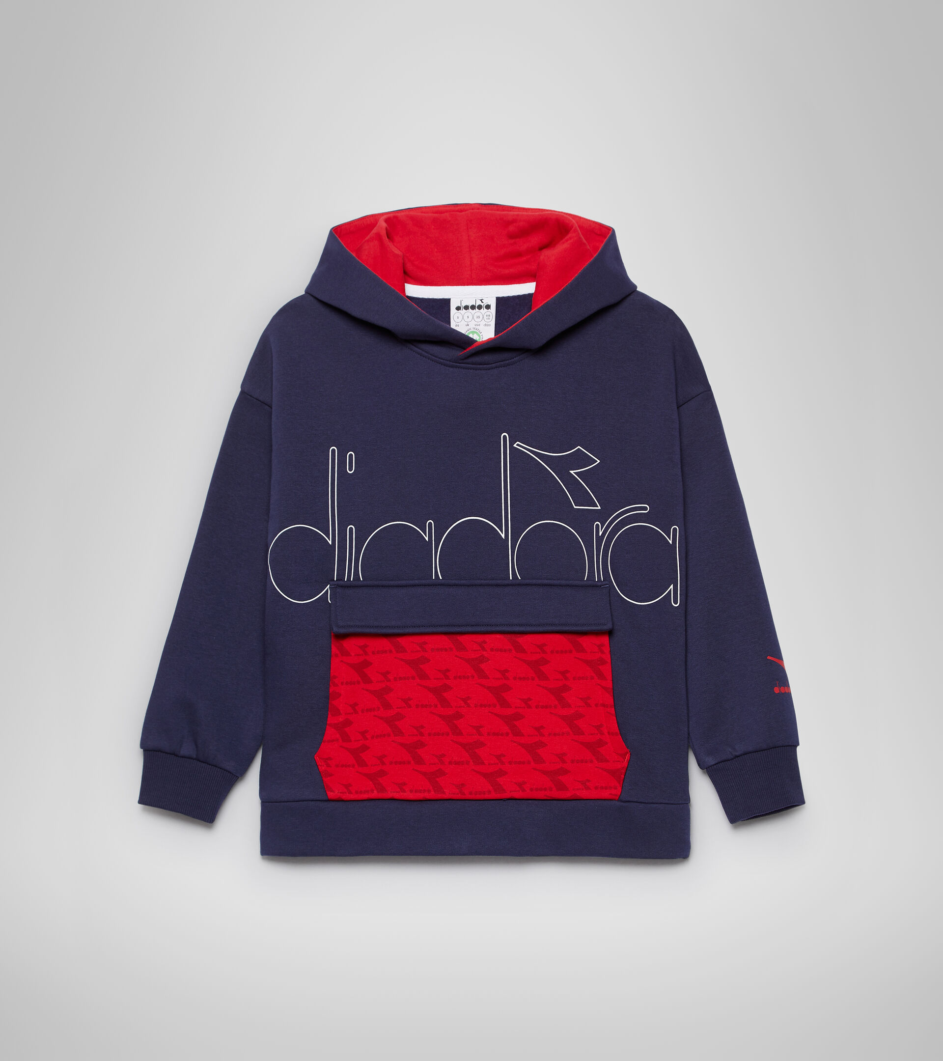 Hooded sweatshirt - Kids JB.HOODIE HOOPLA CLASSIC NAVY - Diadora