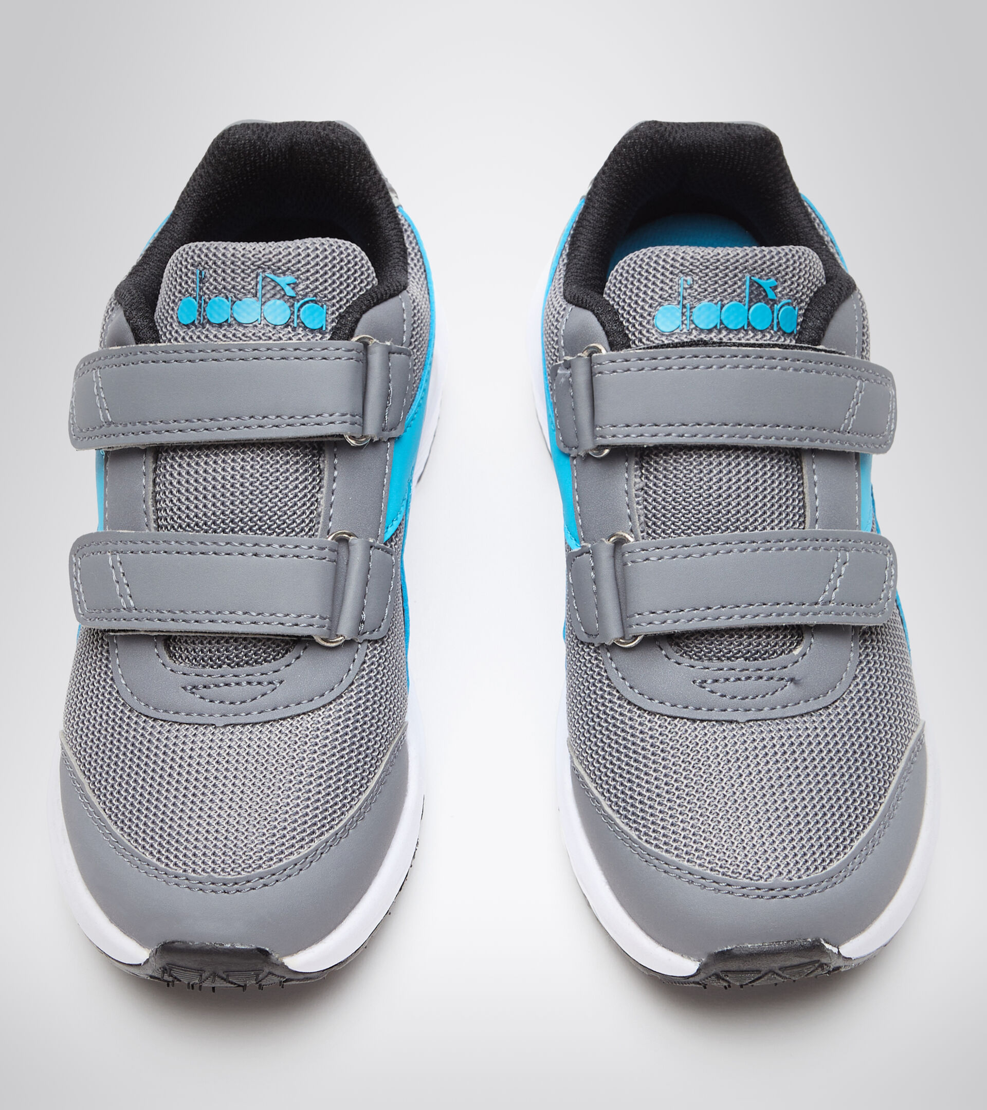 Running shoe - Kids FALCON JR V STEEL GRAY/BLUE SAPPHIRE - Diadora