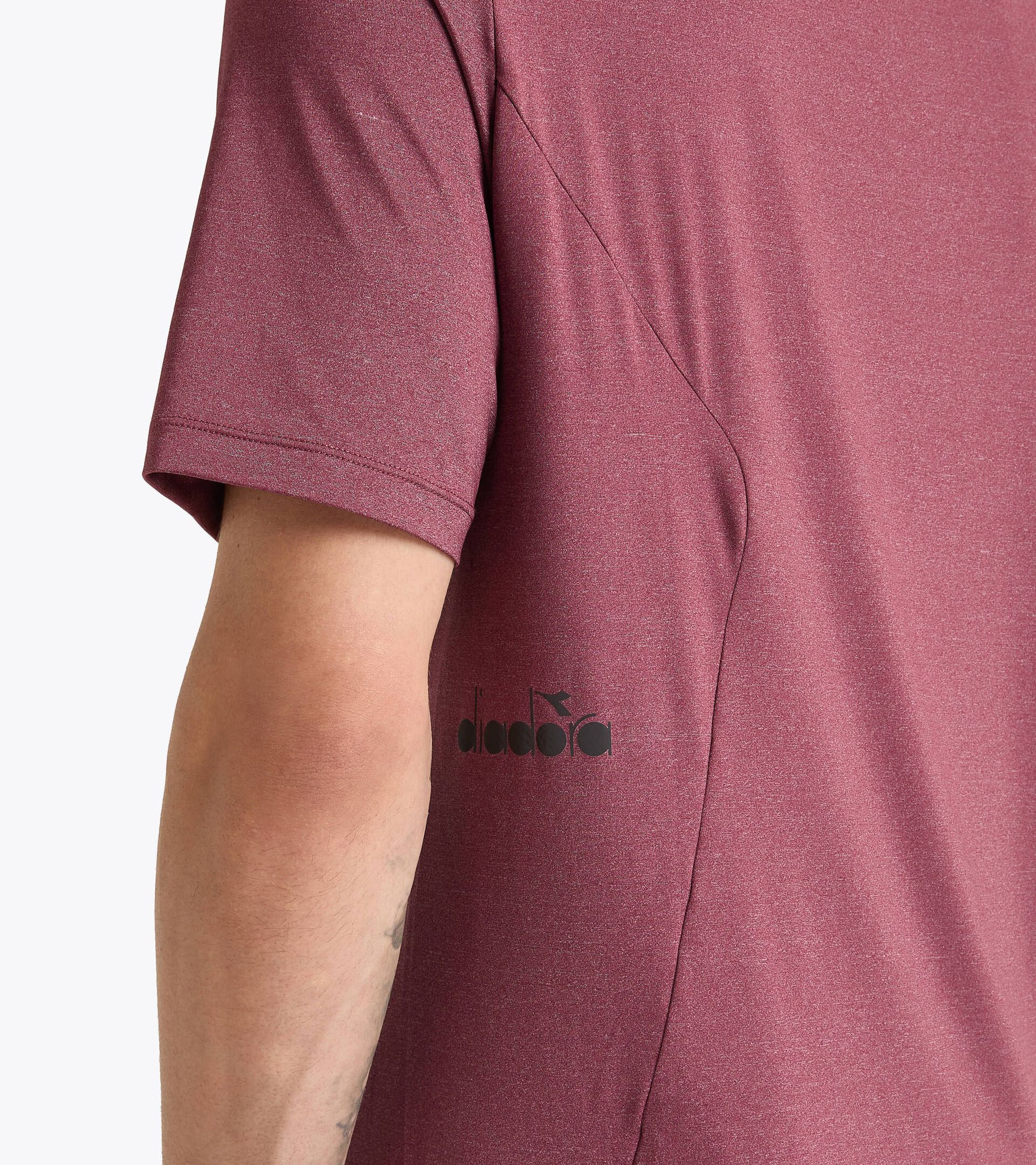 Camiseta técnica de running§Hombre SS T-SHIRT TECH RUN CREW ROJO BANDERA - Diadora