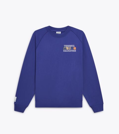 Pull &agrave; col rond Legacy - Made in Italy - Pour tous les genres
 SWEATSHIRT CREW LEGACY BLEU MAZARINE - Diadora