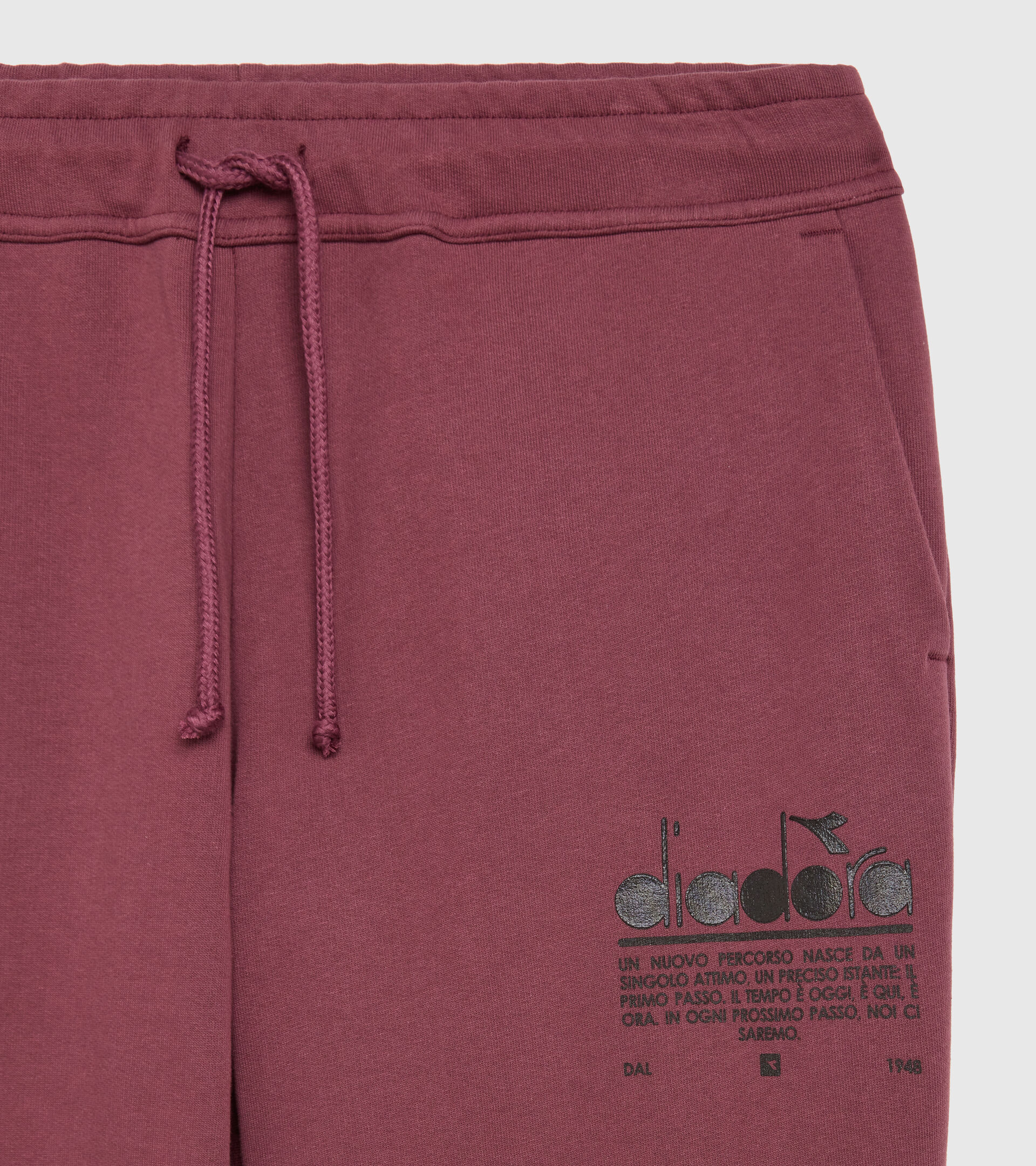 Cotton sports trousers - Unisex PANT MANIFESTO AFRICAN VIOLET - Diadora