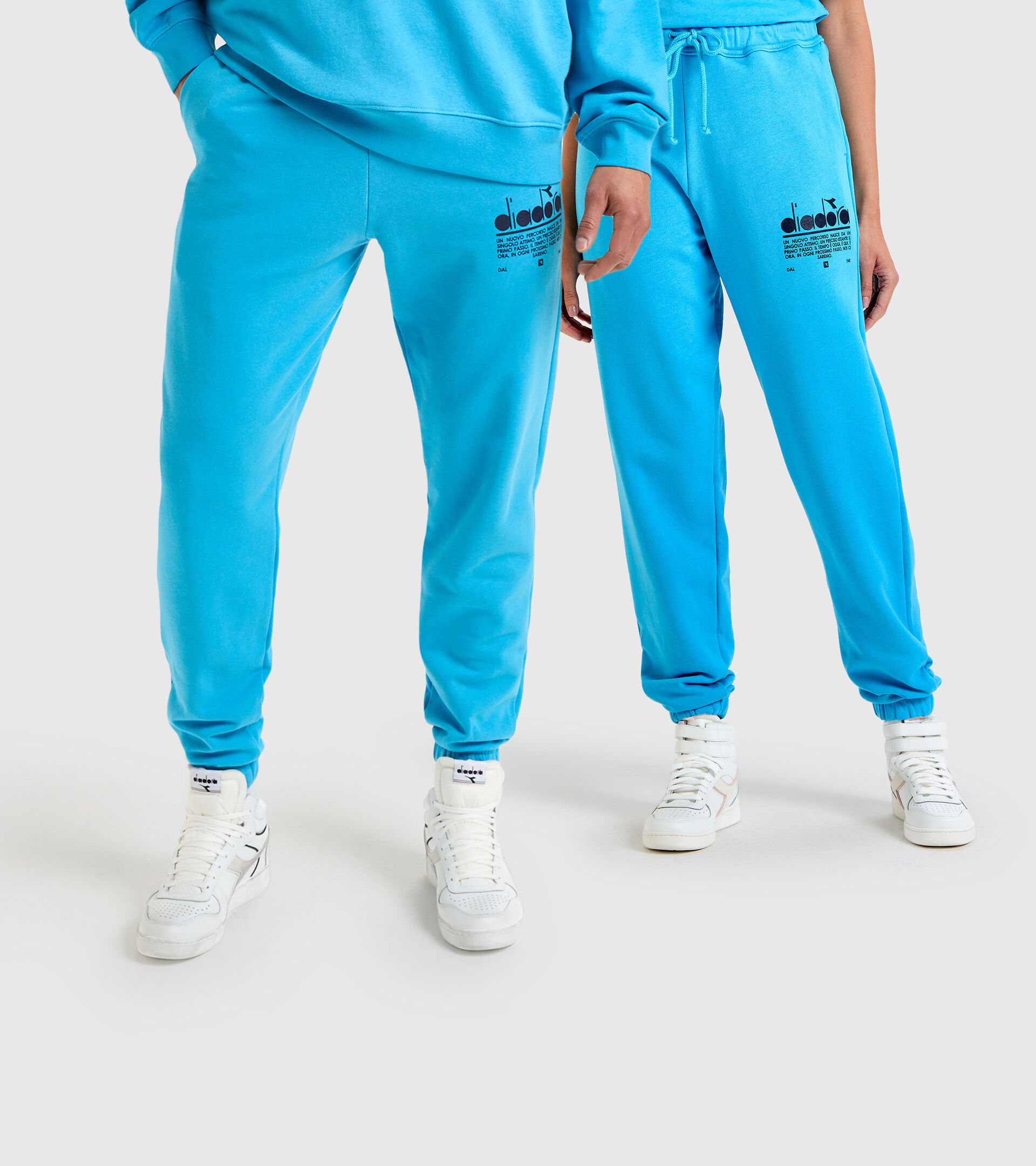 Cotton joggers - Unisex PANT MANIFESTO SKY BLUE INTENSE - Diadora