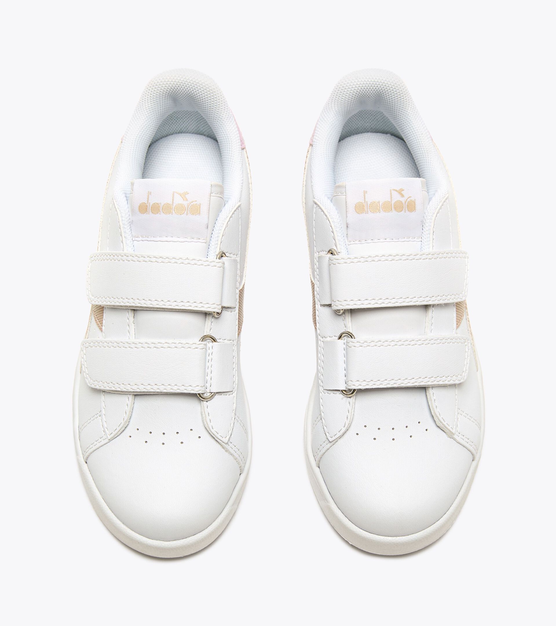 Sports shoes - Kids 4-8 years GAME P PS GIRL WHITE/SAND BEIGE - Diadora