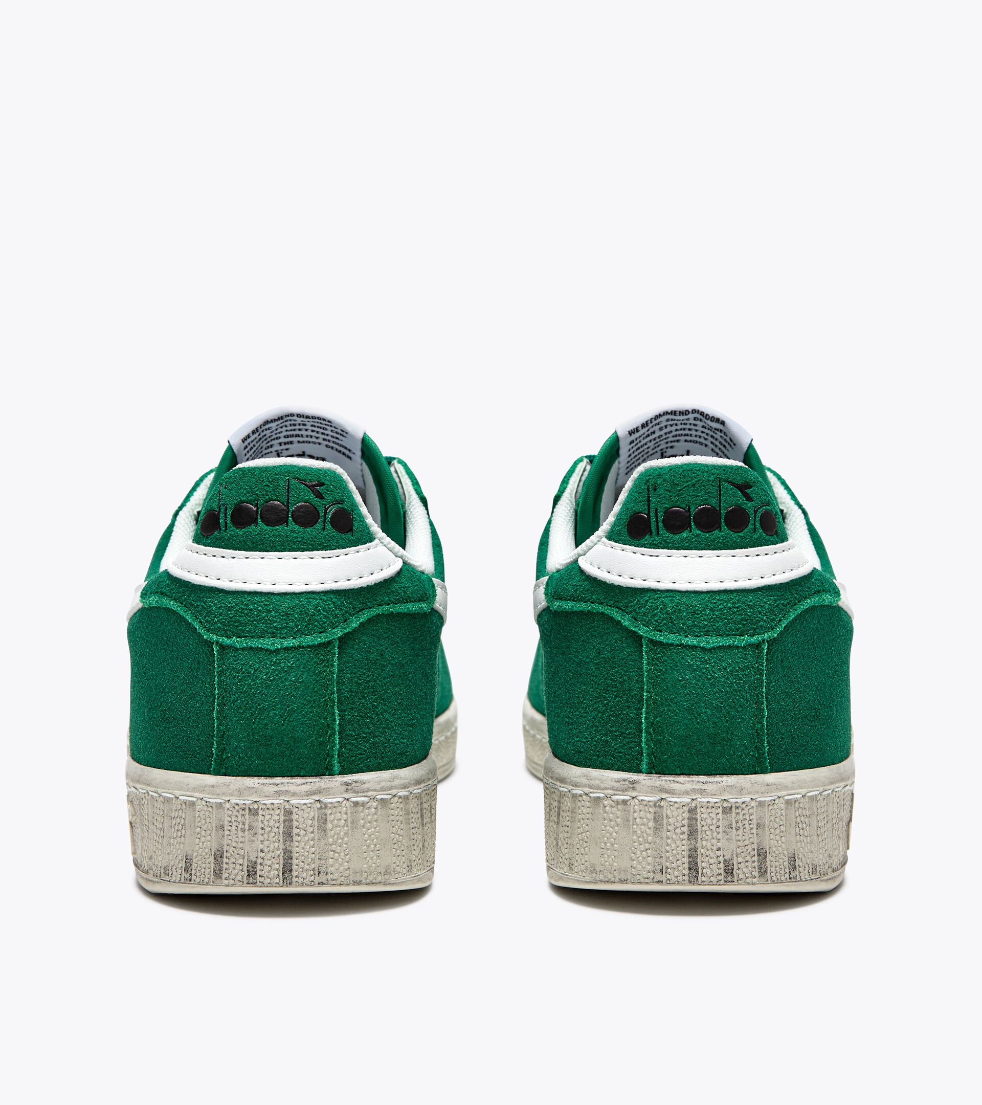Sporty sneakers - Gender neutral GAME L LOW SUEDE WAXED GREEN PEPPERMINT - Diadora