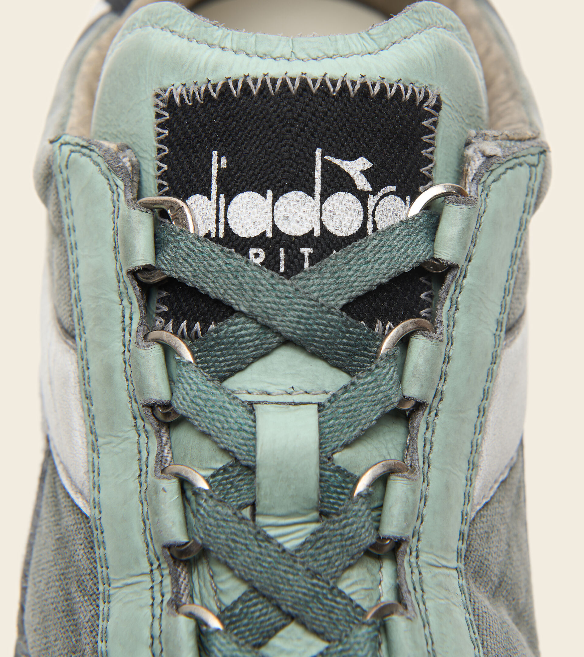 Heritage shoe - Unisex EQUIPE H DIRTY STONE WASH EVO SILT GREEN - Diadora