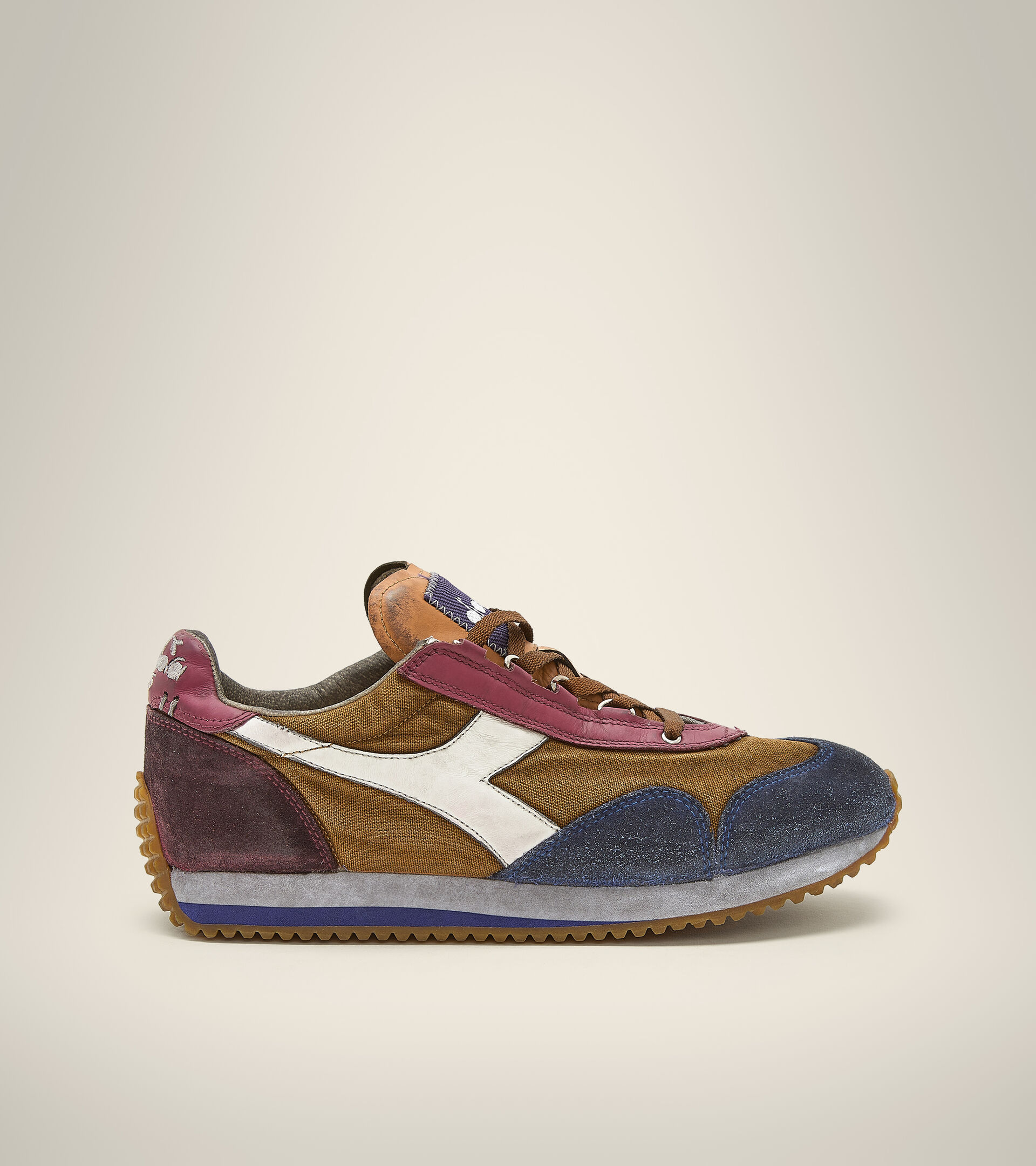 Heritage shoe - Unisex EQUIPE H DIRTY STONE WASH EVO HAZEL BROWN - Diadora