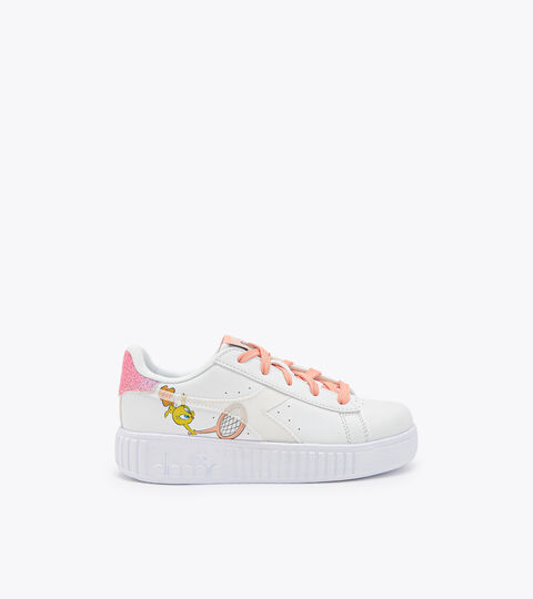 Sports shoes - Kids 4-8 years GAME STEP TWEETY PS WHITE/PEACH MELBA - Diadora