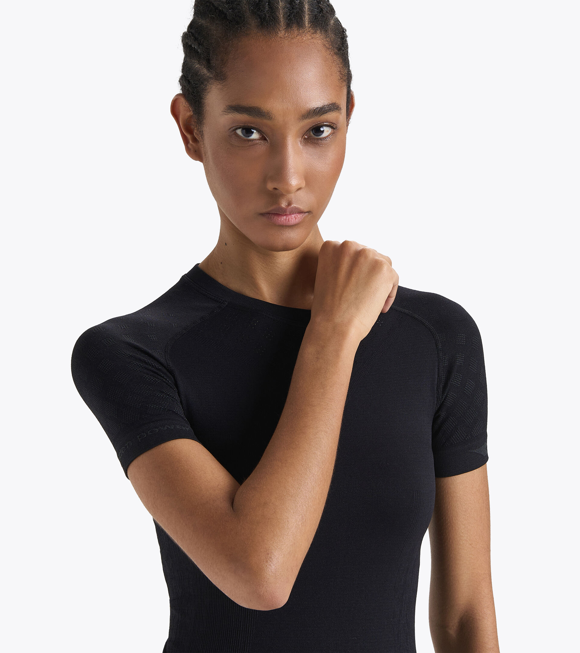 Short-sleeved training t-shirt - Women L. SS T-SHIRT ACT BLACK - Diadora