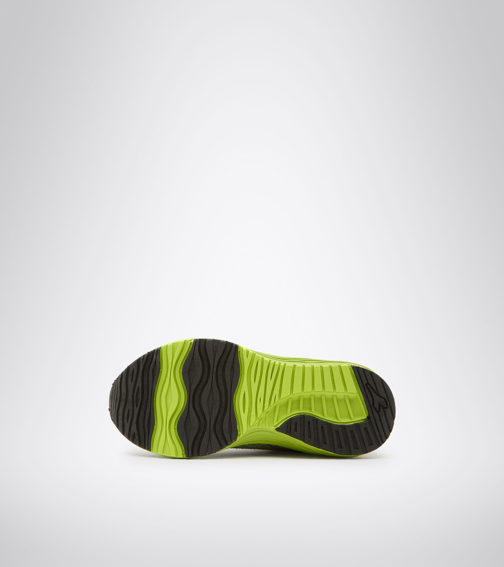 Running shoe - Kids FLAMINGO 6 JR STEEL GRAY/LIME PUNCH - Diadora